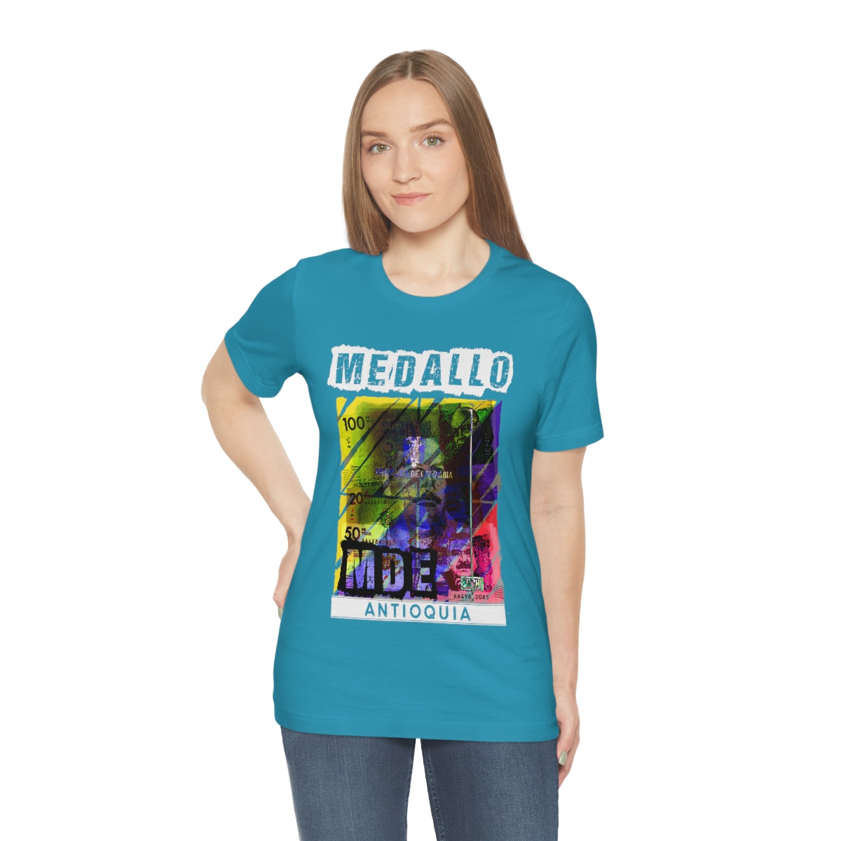 Unisex T-shirt Rep Your Country Medellin Colombia Medallo Printify