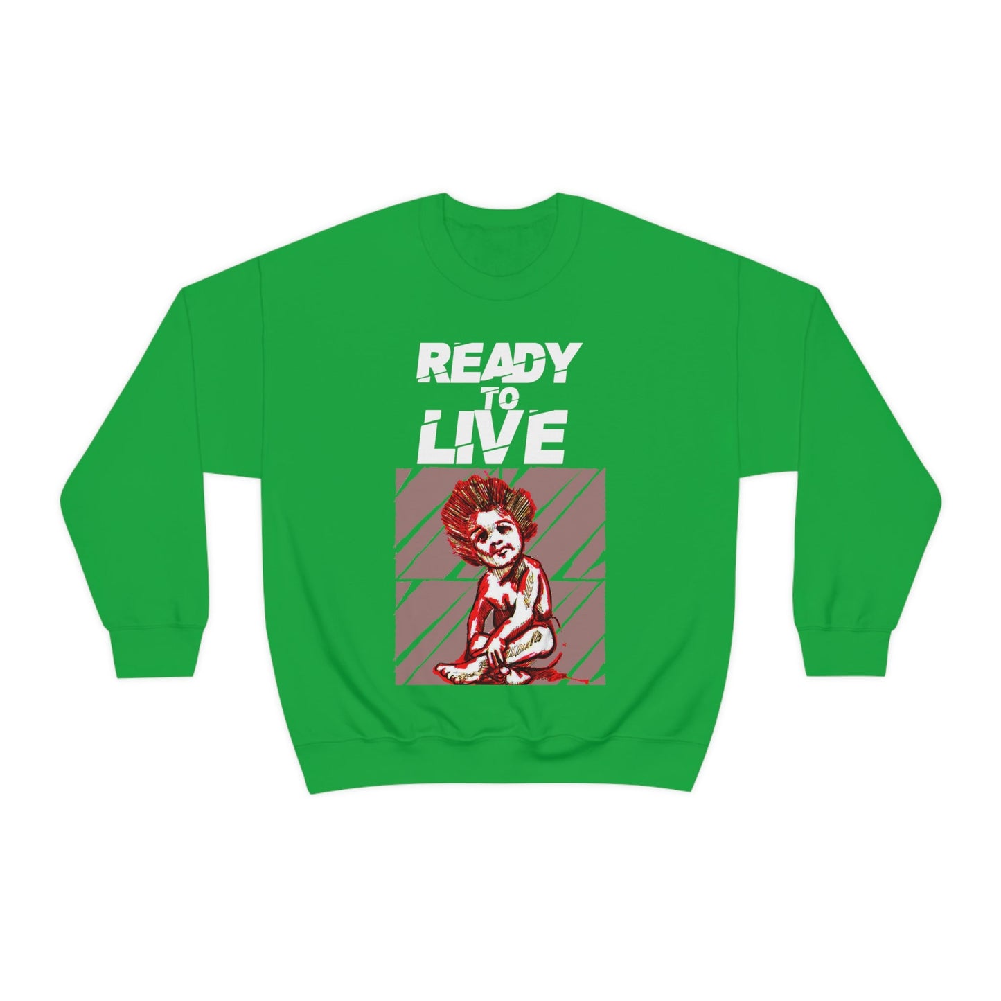 Unisex Sweater Ready to Live Printify