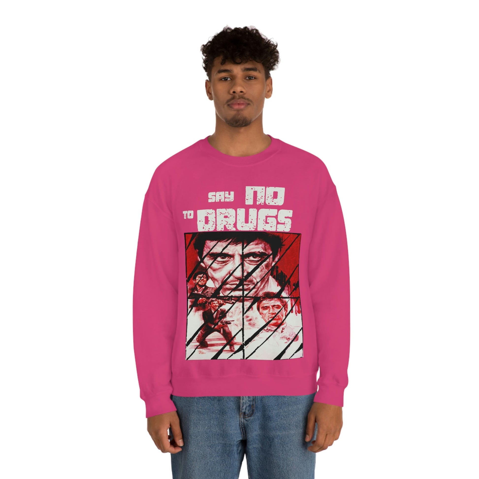 Unisex Sweater Scarface faces Printify