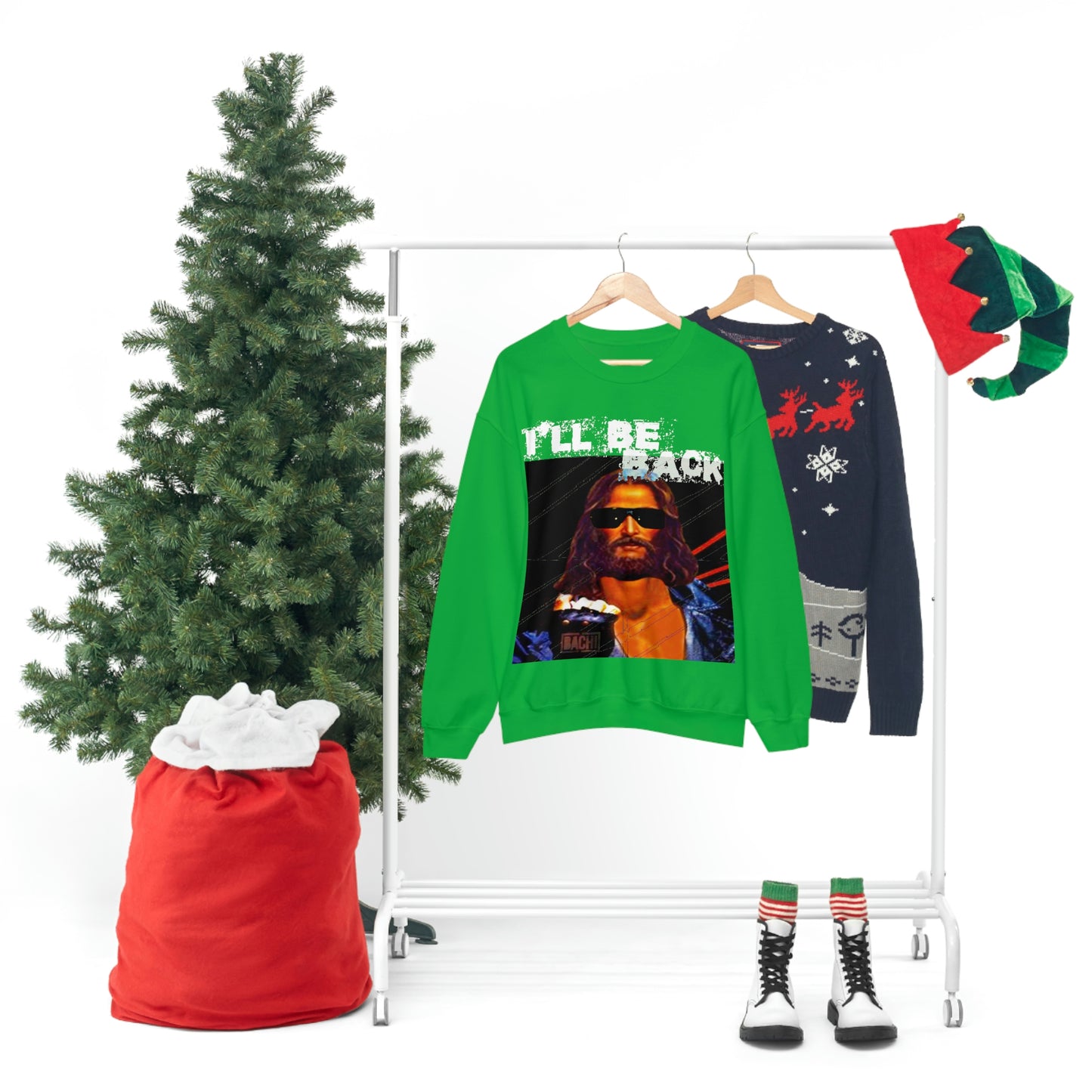 Unisex Sweatshirt Bachi Terminator Jesus