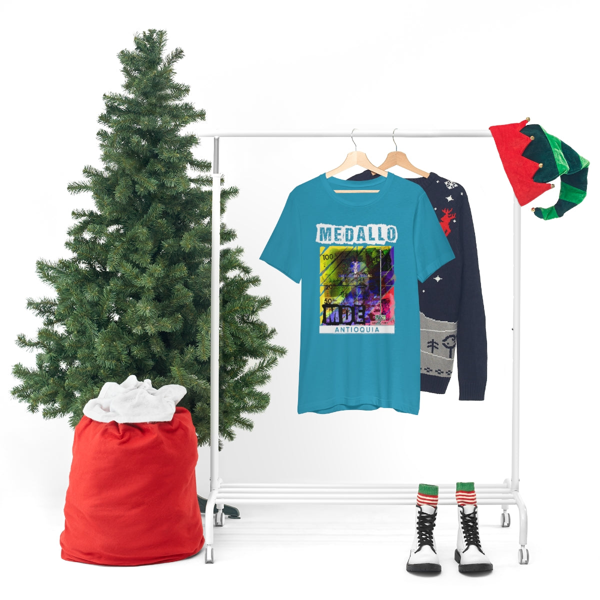 Unisex T-shirt Rep Your Country Medellin Colombia Medallo Printify