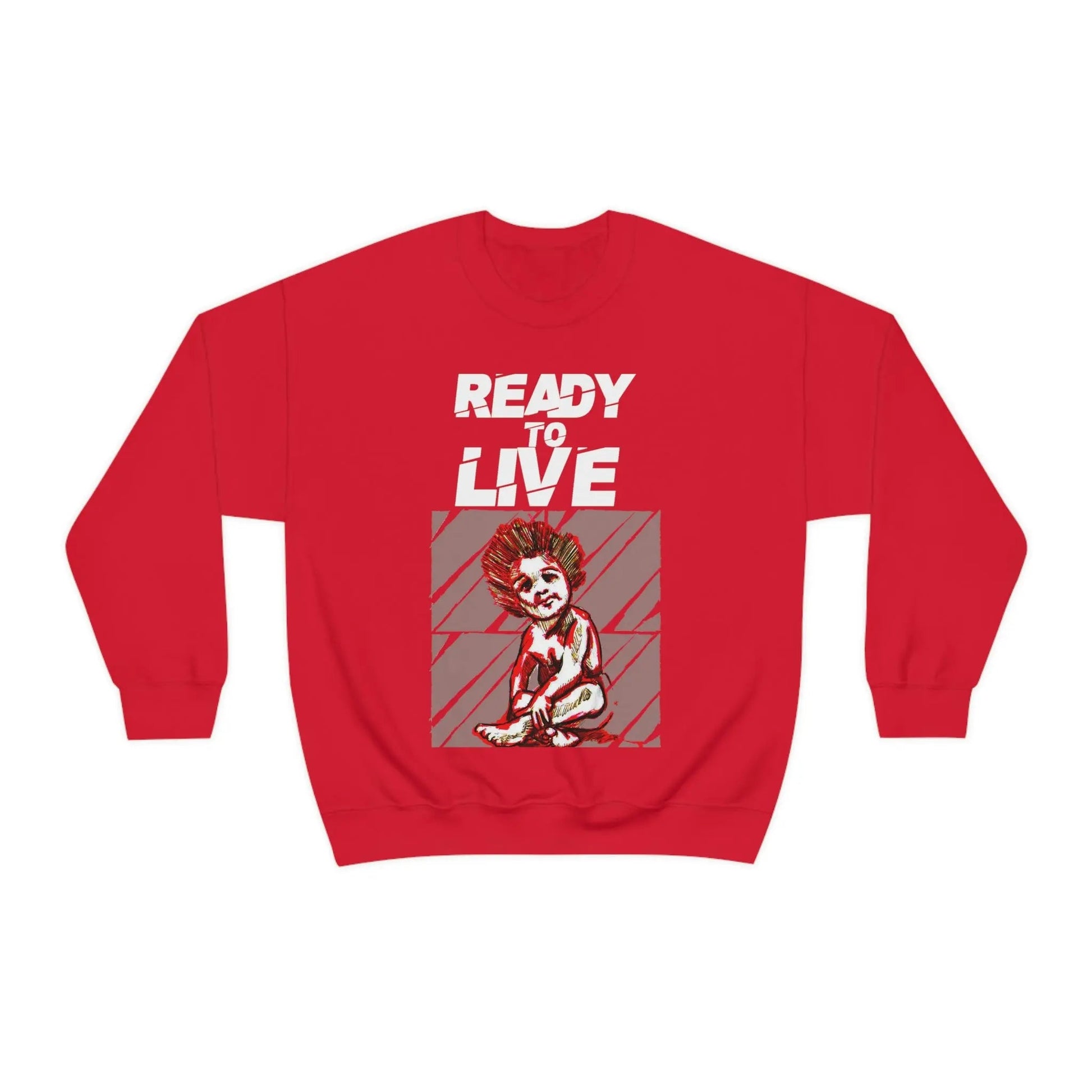 Unisex Sweater Ready to Live Printify