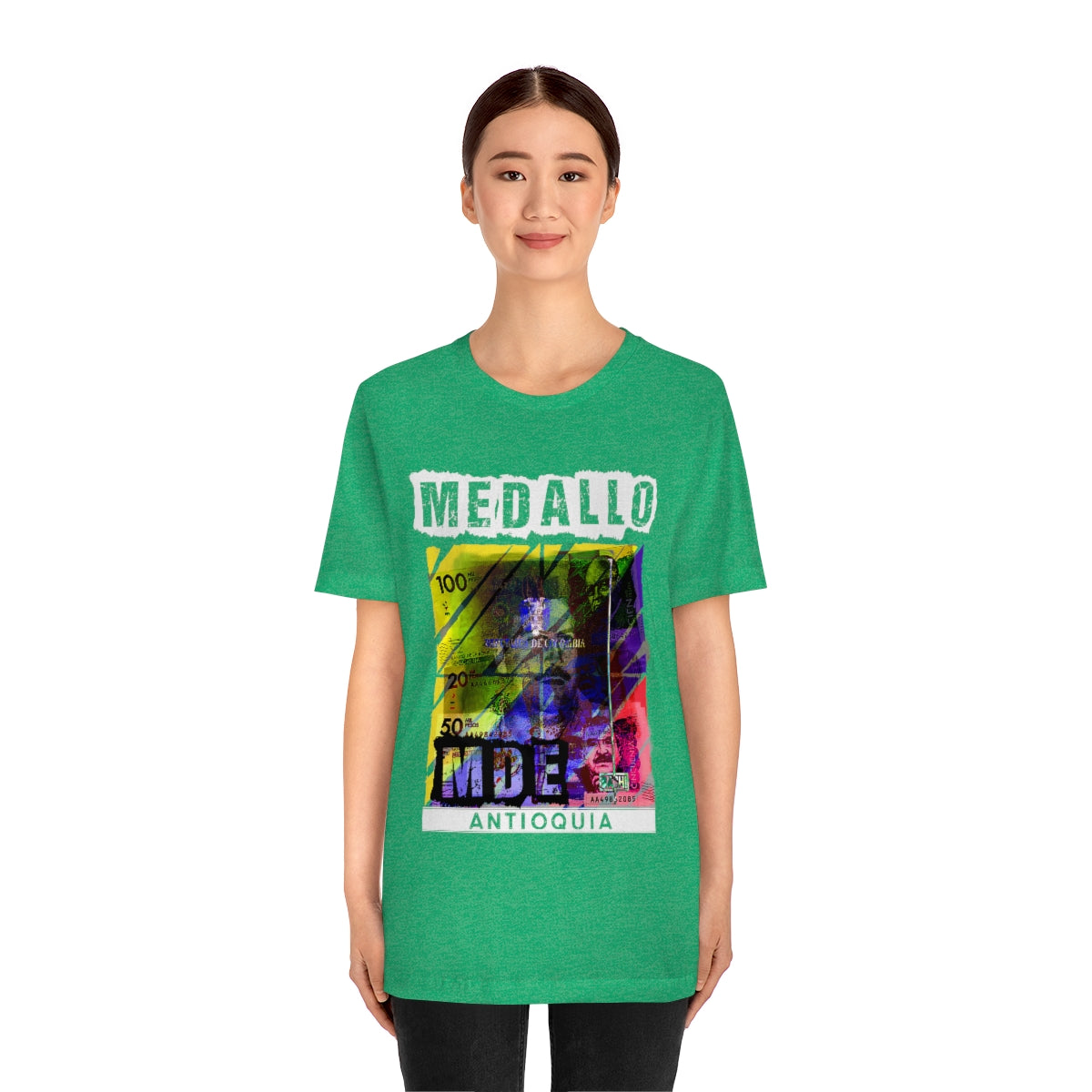 Unisex T-shirt Rep Your Country Medellin Colombia Medallo Printify