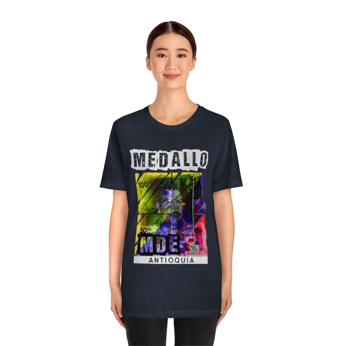 Unisex T-shirt Rep Your Country Medellin Colombia Medallo - Bachi Apparel