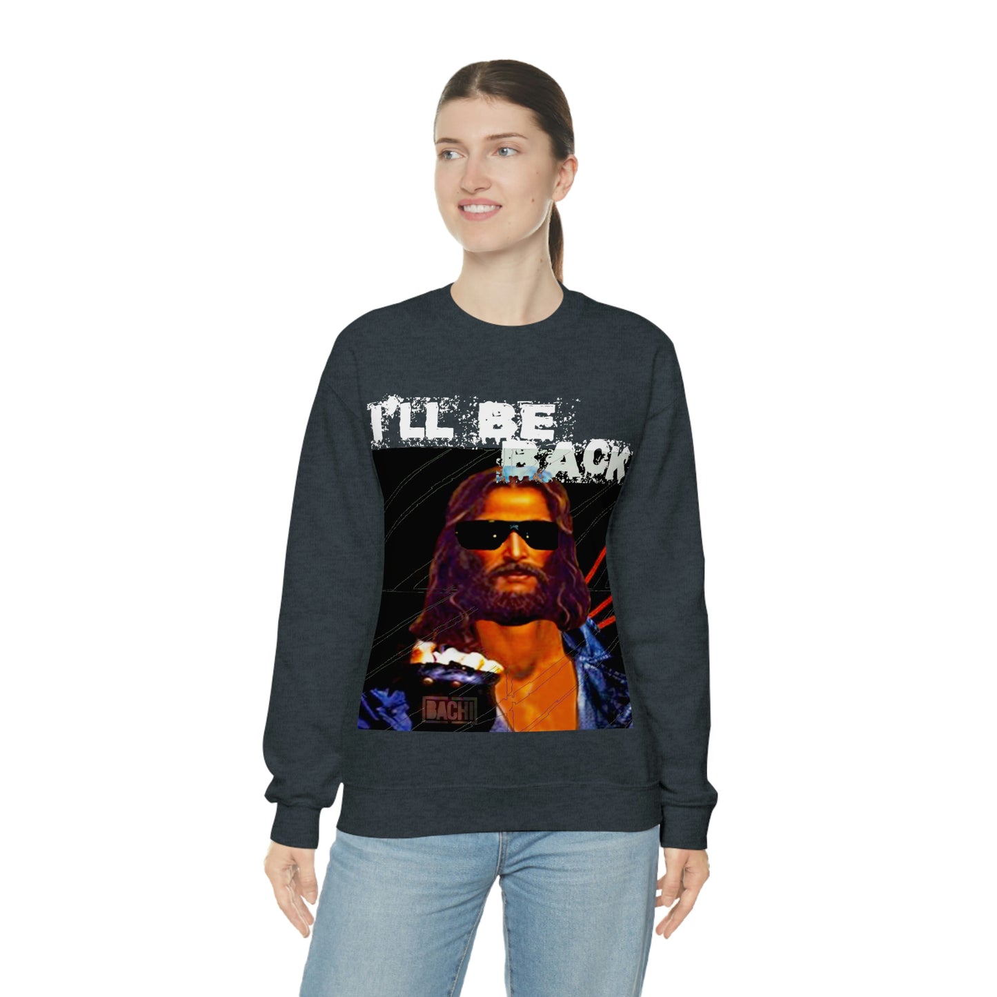 Unisex Sweatshirt Bachi Terminator Jesus