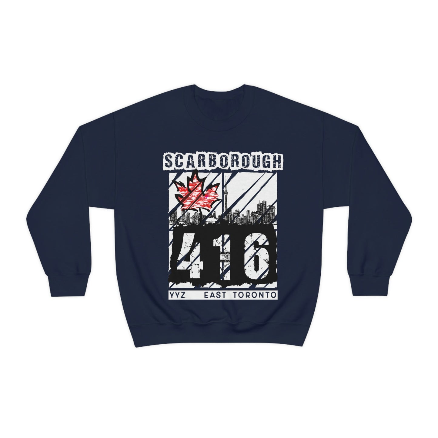 Unisex Sweatshirt Scarborough 416 Toronto Printify