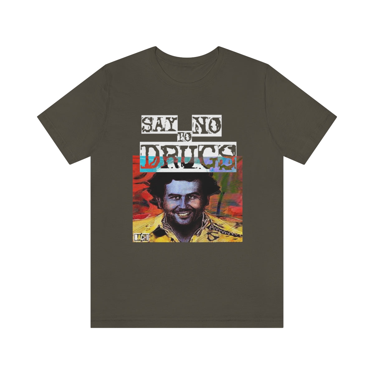 Unisex T-shirt Pablo Escobar Water Paint Art - Bachi Apparel