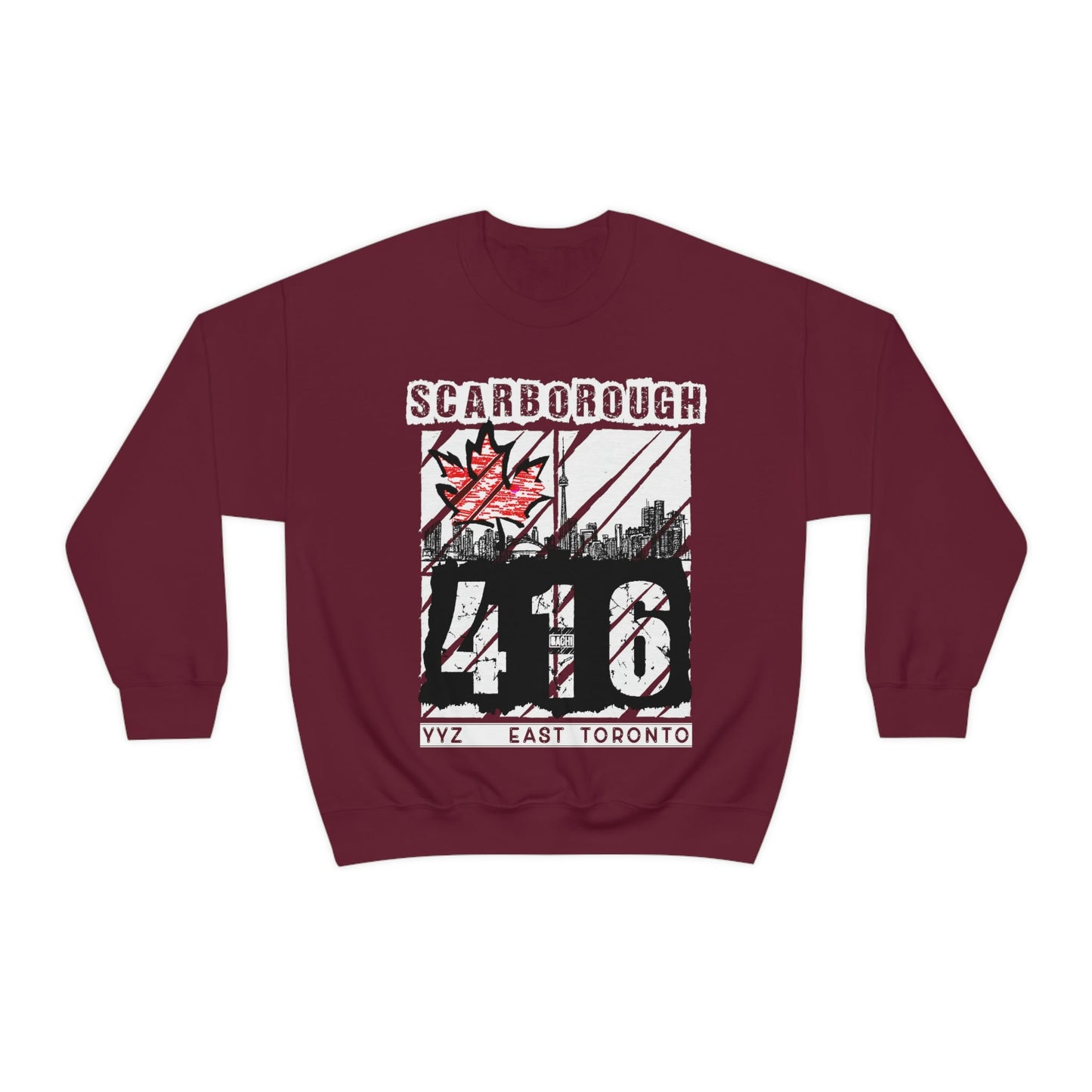Unisex Sweatshirt Scarborough 416 Toronto Printify