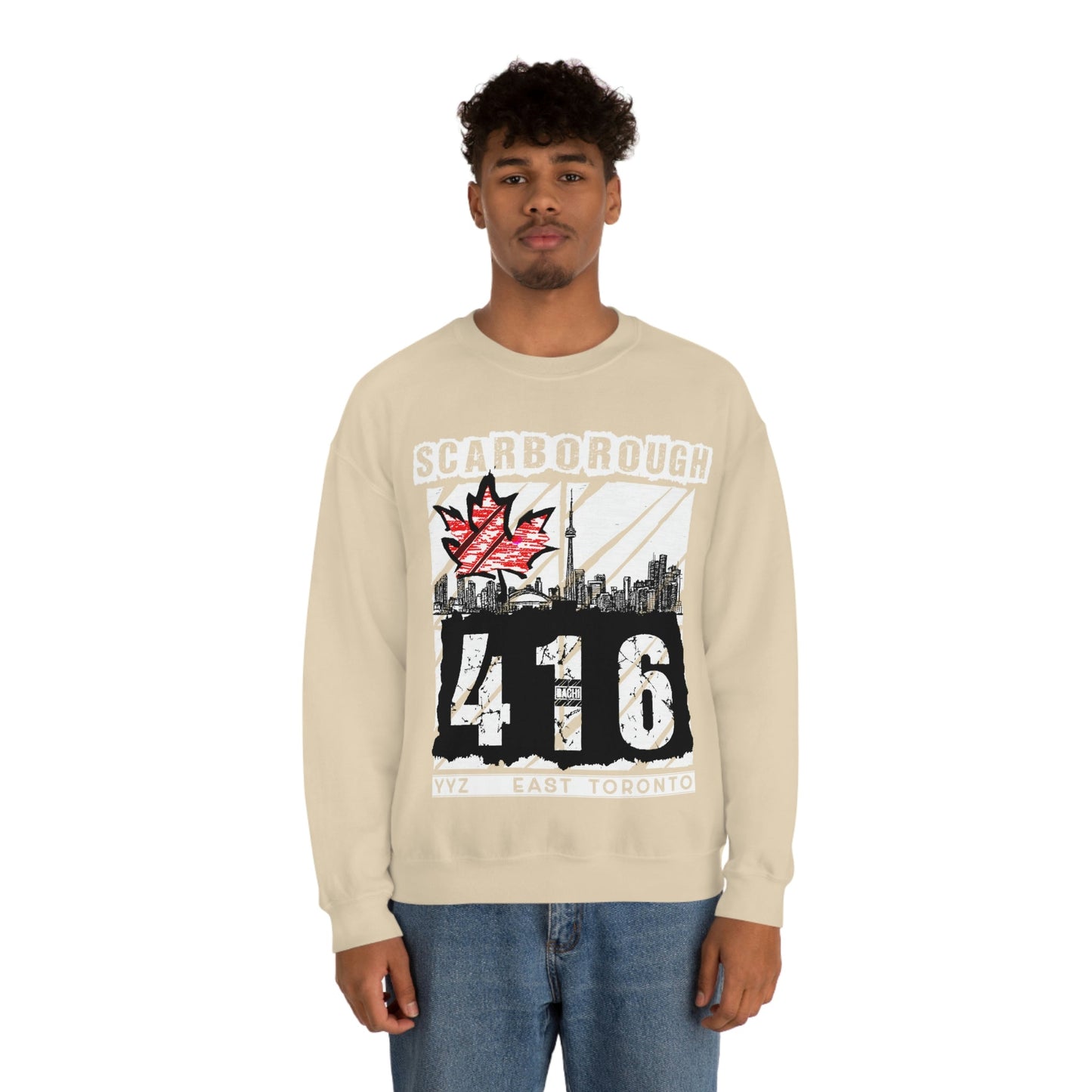 Unisex Sweatshirt Scarborough 416 Toronto Printify
