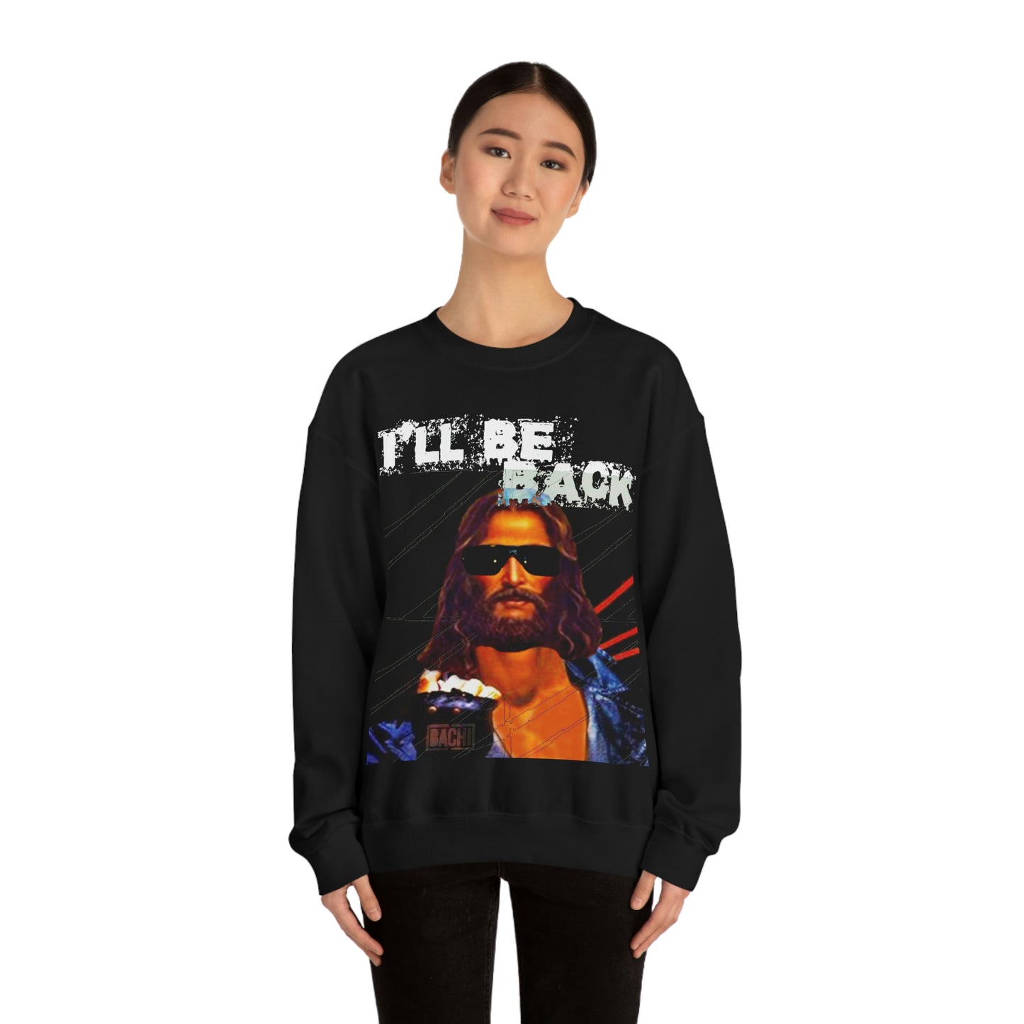 Unisex Sweatshirt Bachi Terminator Jesus