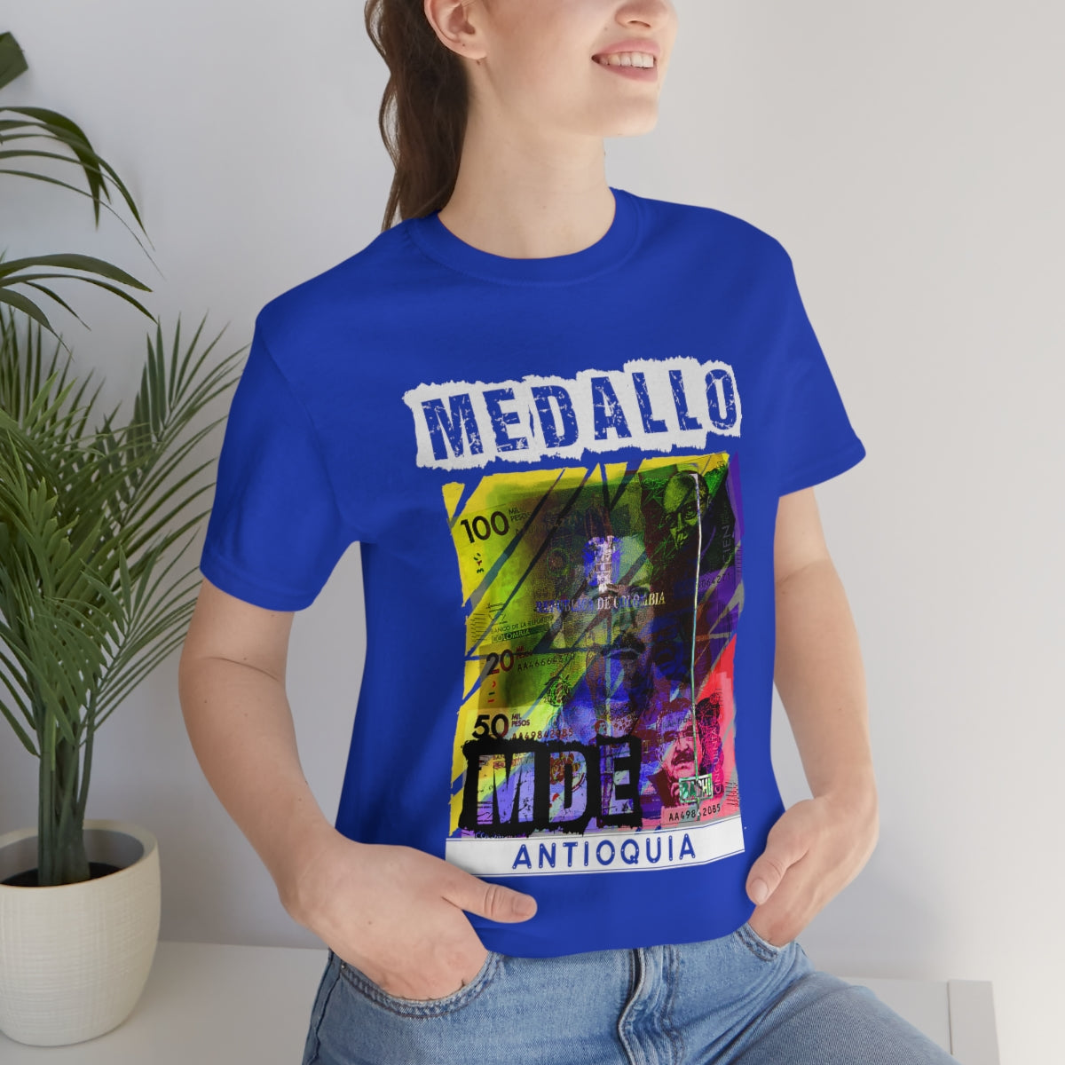 Unisex T-shirt Rep Your Country Medellin Colombia Medallo Printify