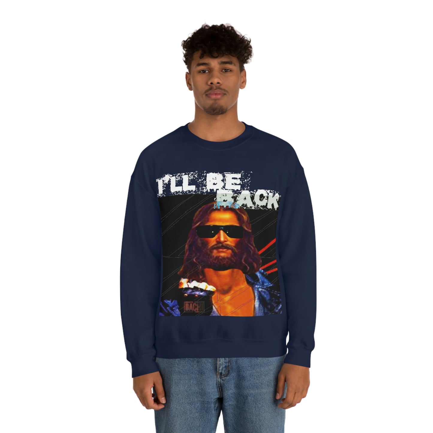 Unisex Sweatshirt Bachi Terminator Jesus