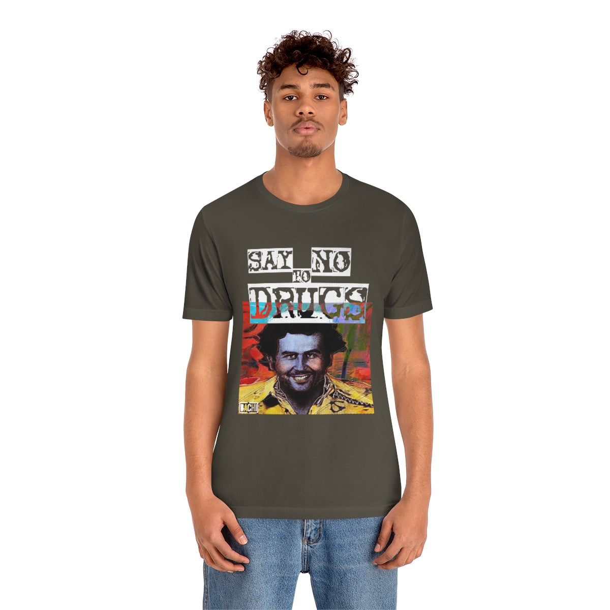 Unisex T-shirt Pablo Escobar Water Paint Art - Bachi Apparel