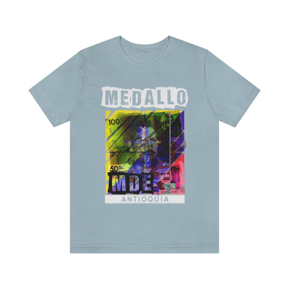 Unisex T-shirt Rep Your Country Medellin Colombia Medallo Printify