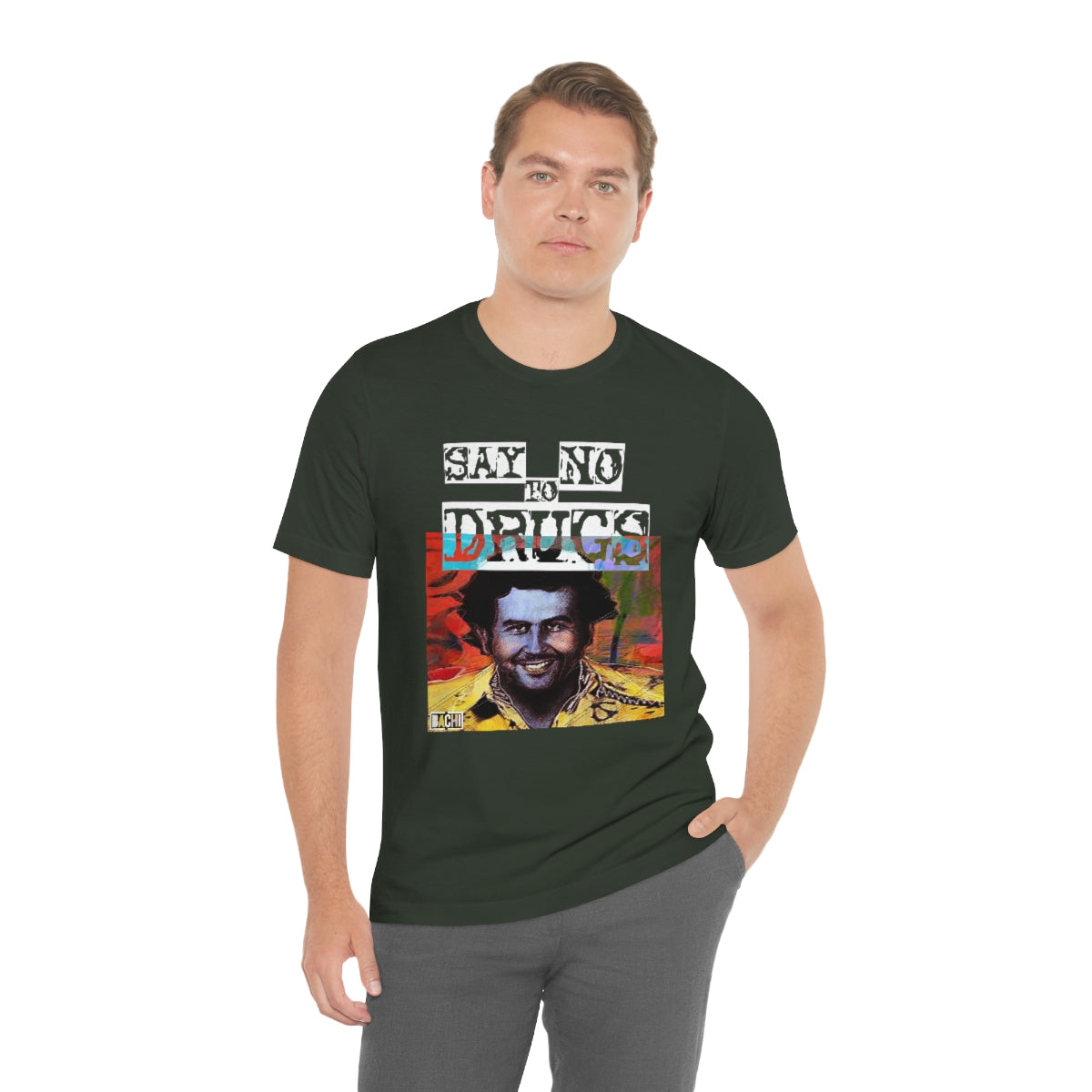 Unisex T-shirt Pablo Escobar Water Paint Art - Bachi Apparel