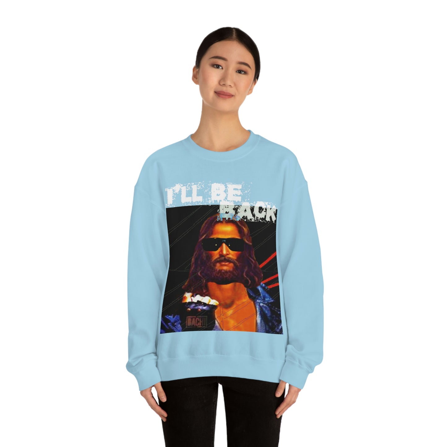 Unisex Sweatshirt Bachi Terminator Jesus