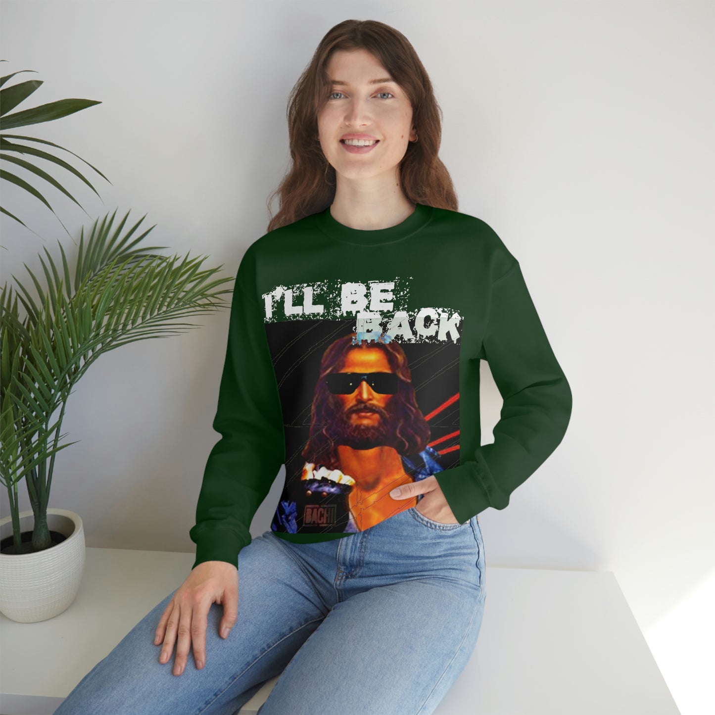 Unisex Sweatshirt Bachi Terminator Jesus
