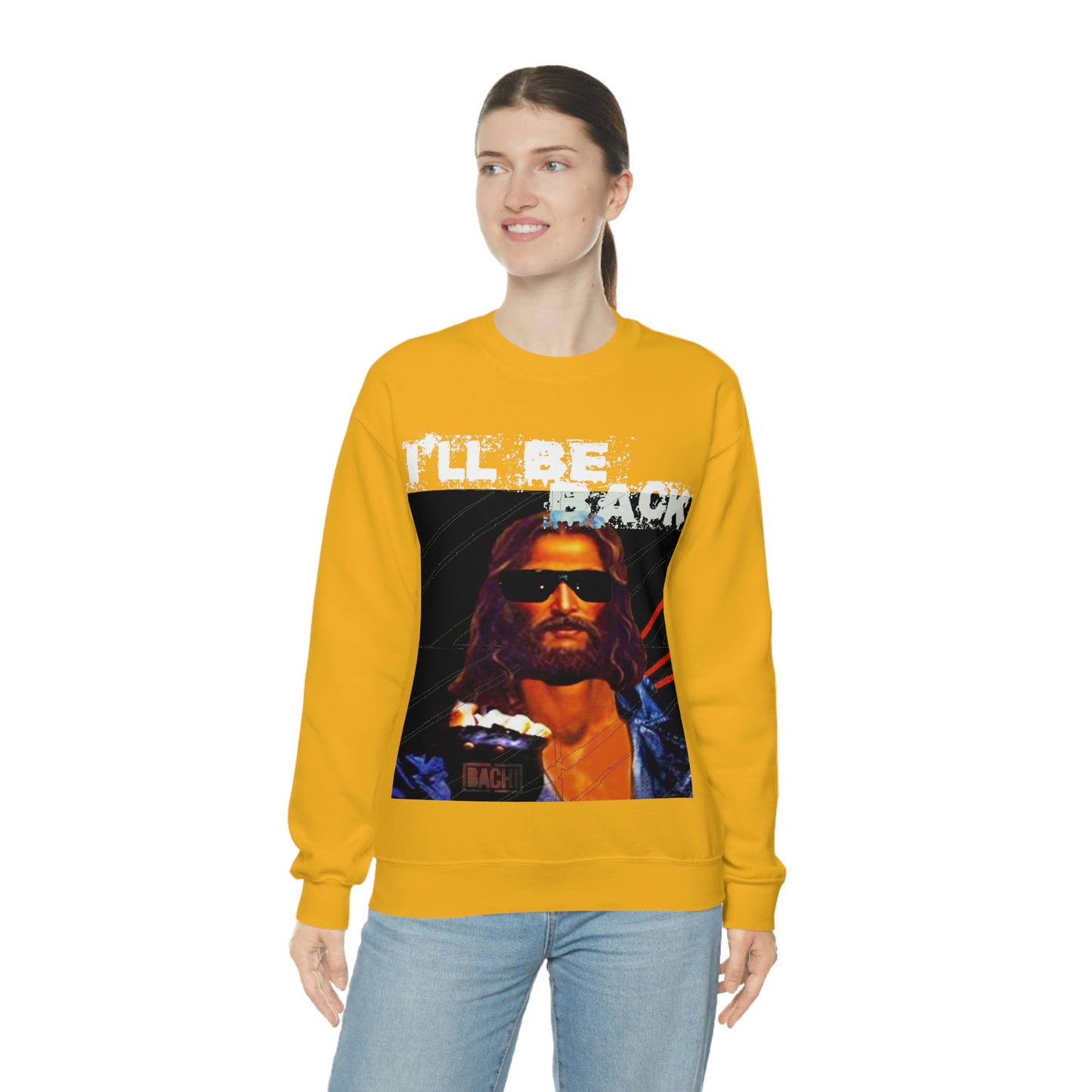 Unisex Sweatshirt Bachi Terminator Jesus