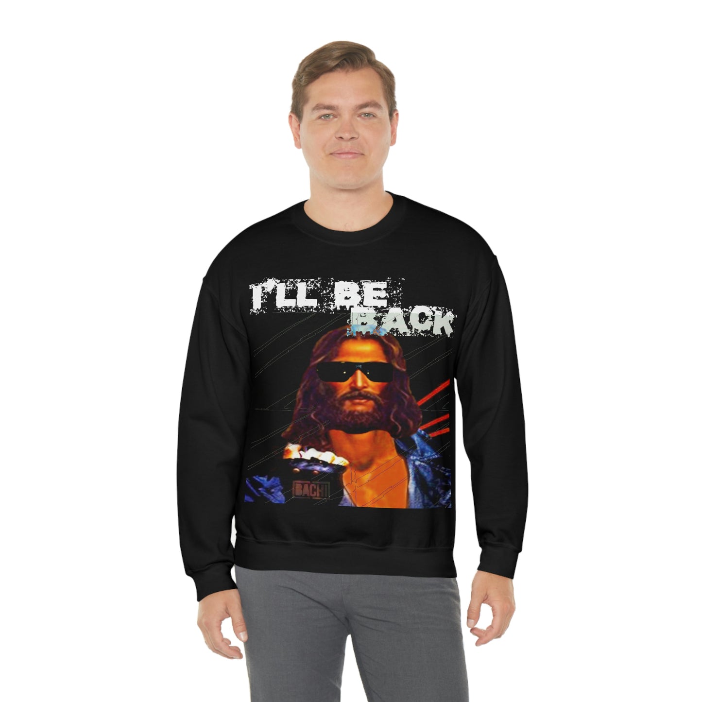 Unisex Sweatshirt Bachi Terminator Jesus