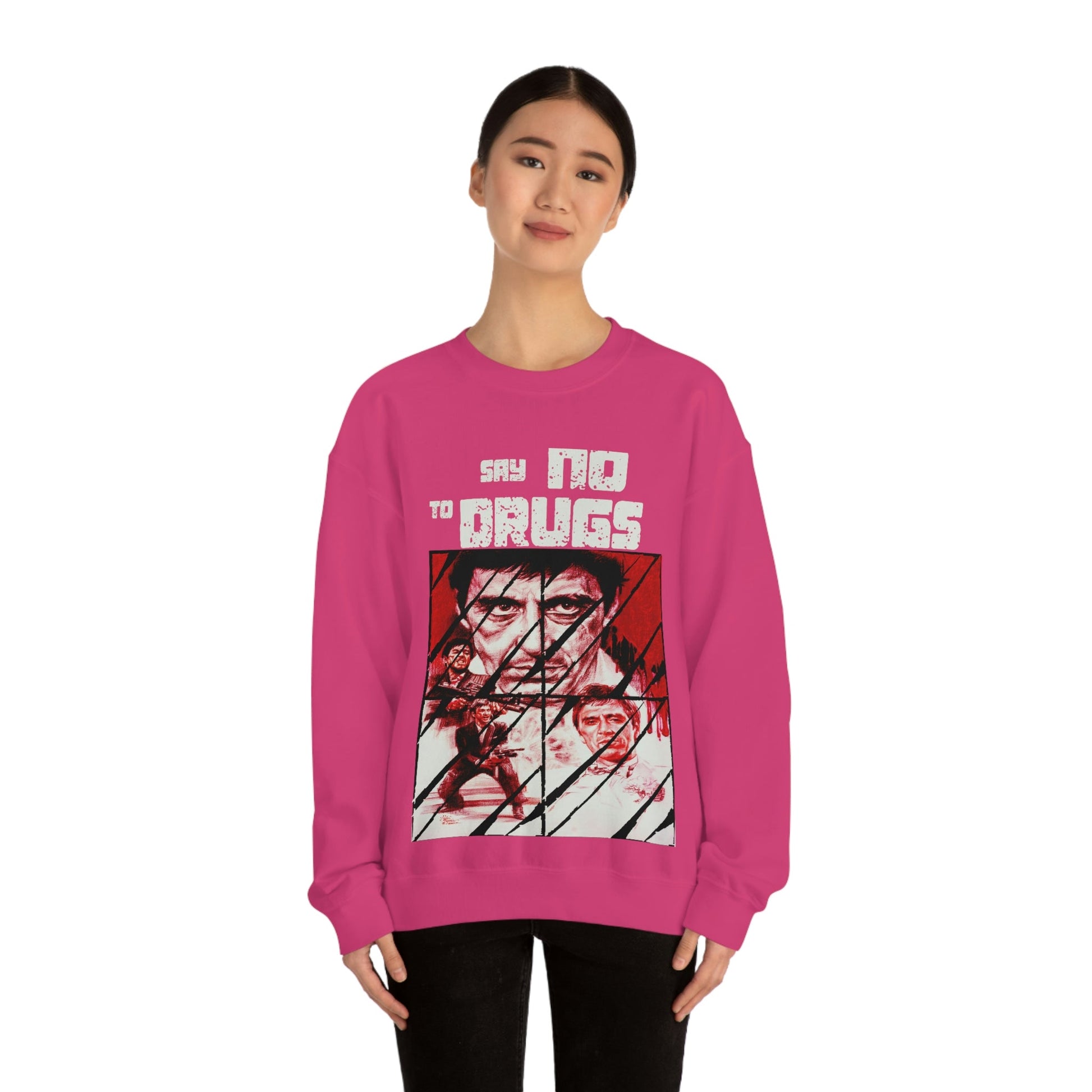 Unisex Sweater Scarface faces Printify