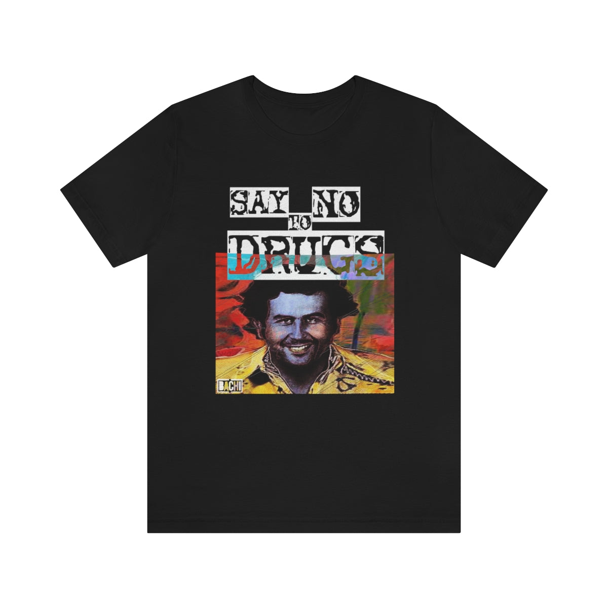 Unisex T-shirt Pablo Escobar Water Paint Art - Bachi Apparel