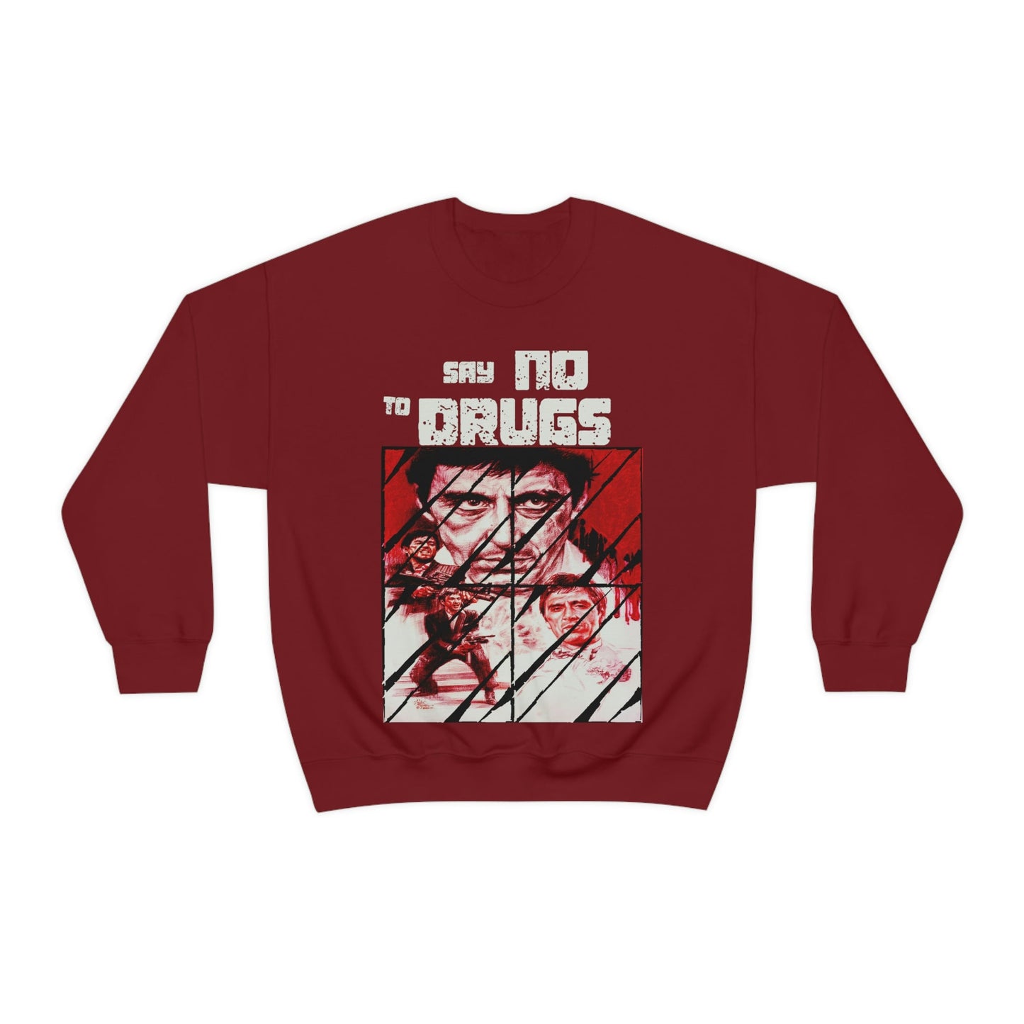 Unisex Sweater Scarface faces Printify