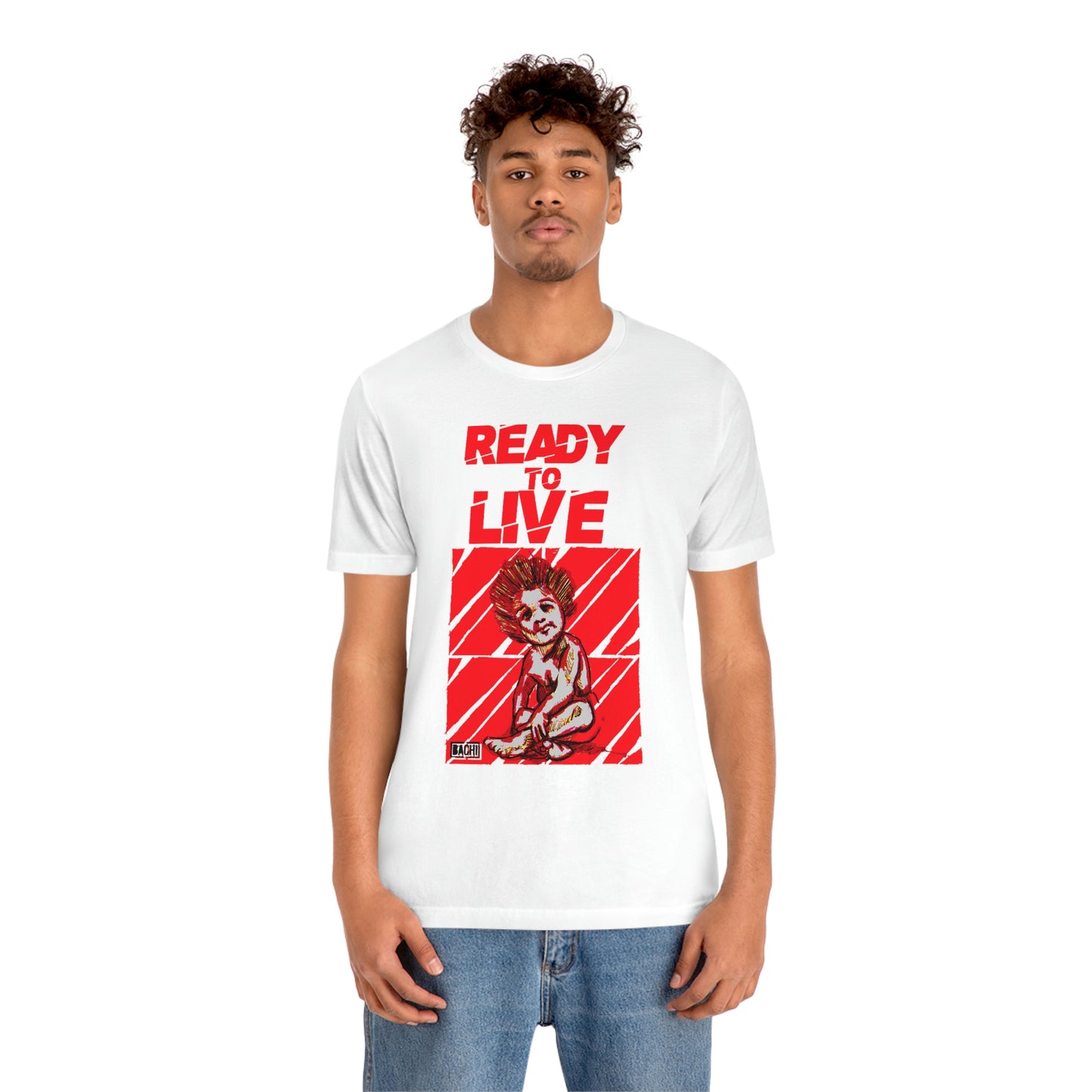 Unisex T-shirt Ready To Live In Red