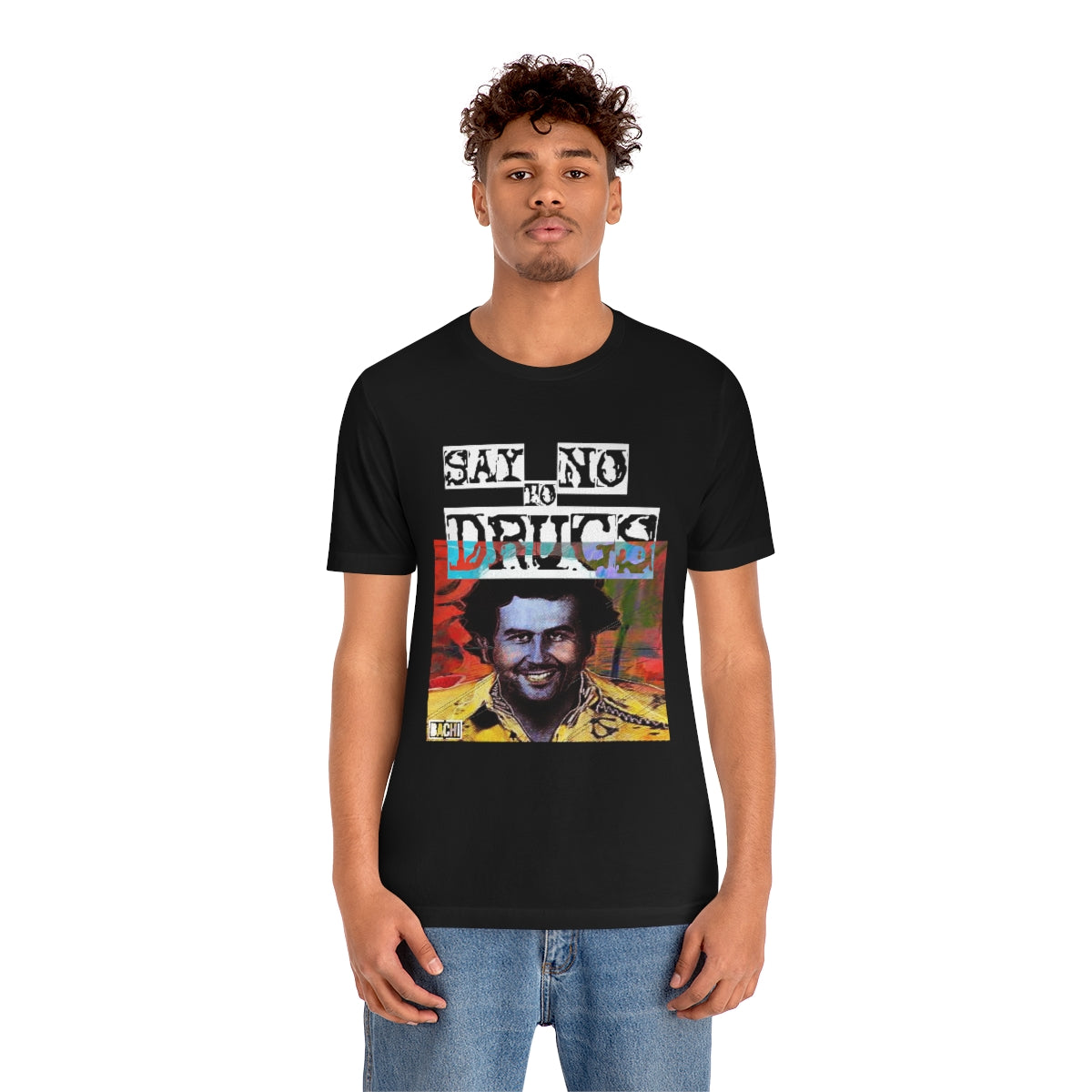 Unisex T-shirt Pablo Escobar Water Paint Art - Bachi Apparel