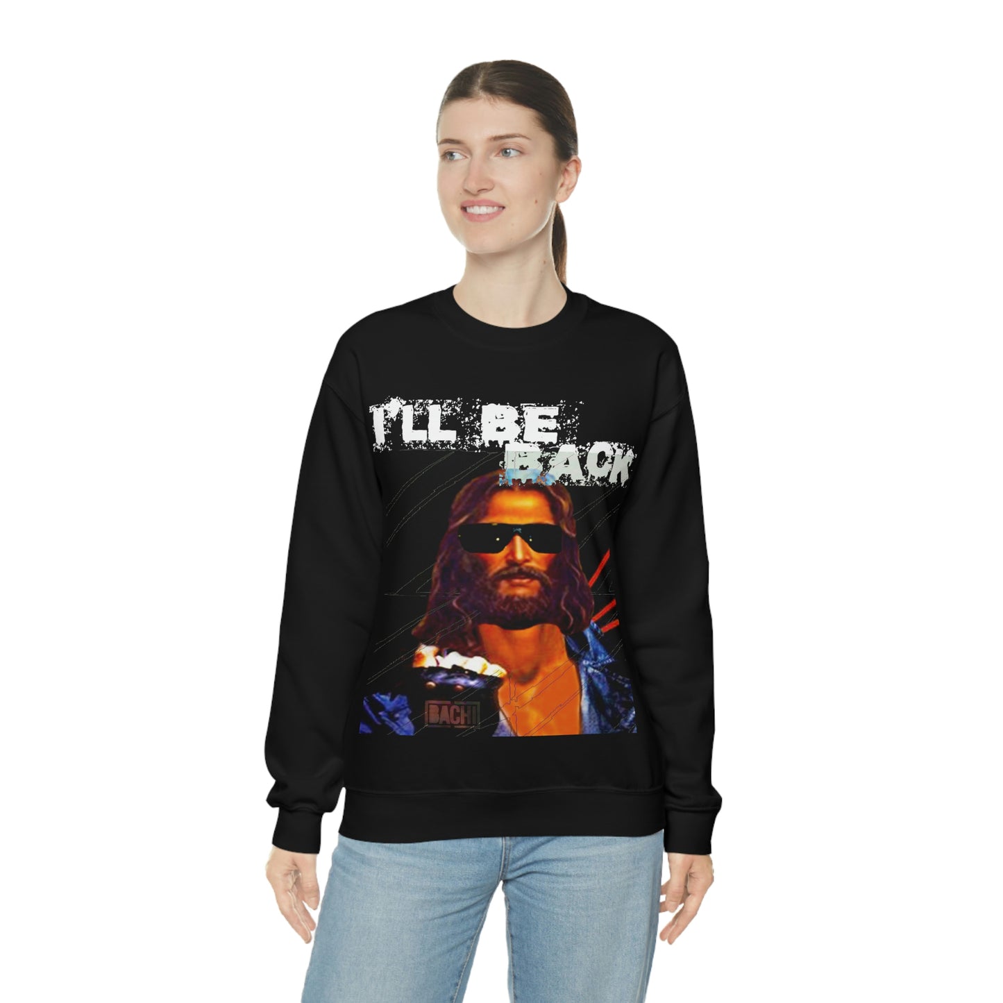 Unisex Sweatshirt Bachi Terminator Jesus