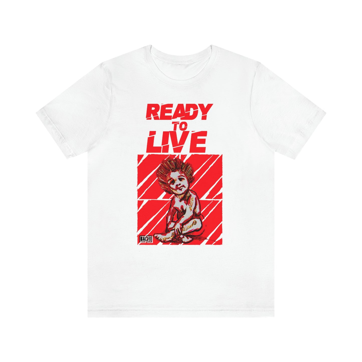 Unisex T-shirt Ready To Live In Red