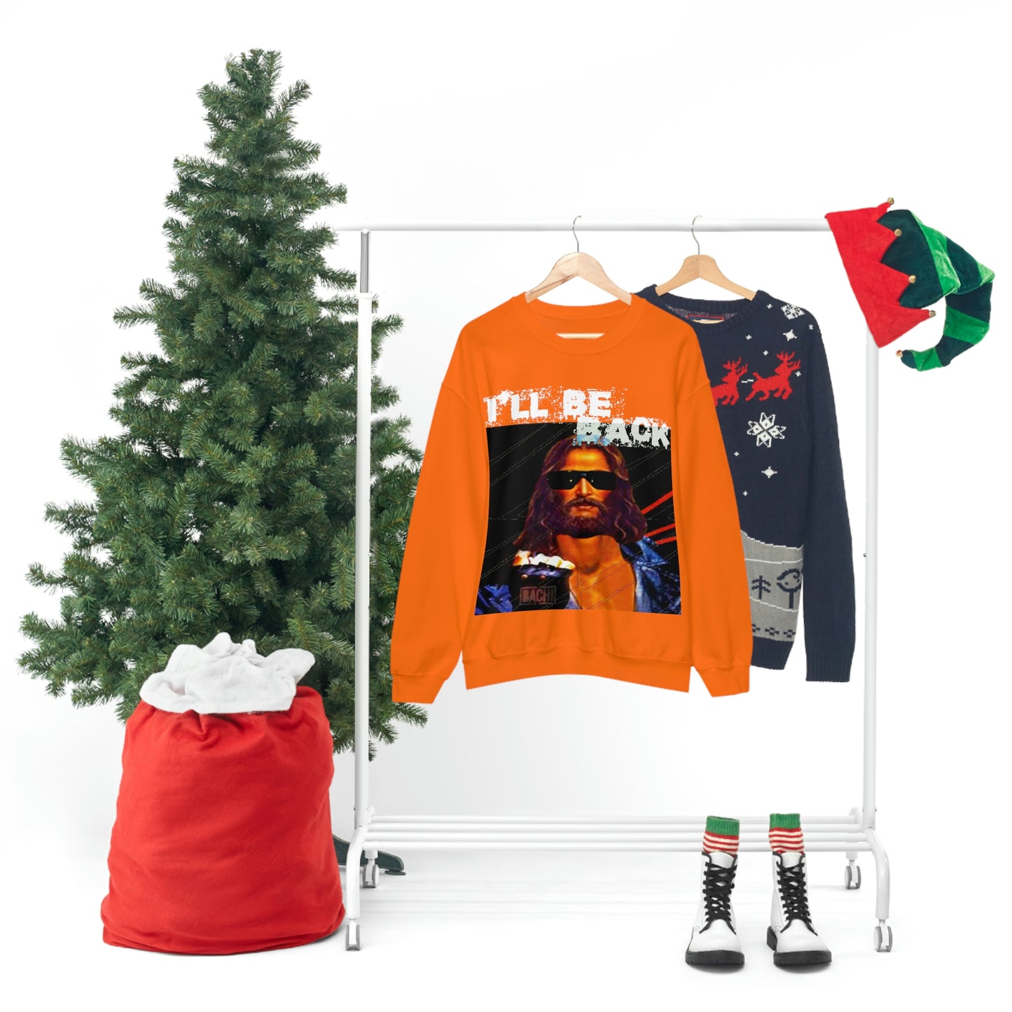Unisex Sweatshirt Bachi Terminator Jesus