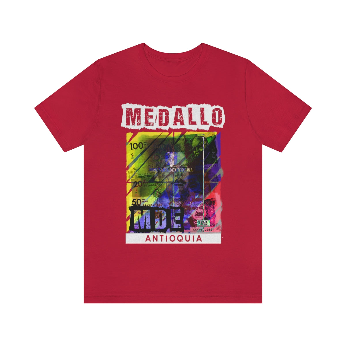 Unisex T-shirt Rep Your Country Medellin Colombia Medallo Printify