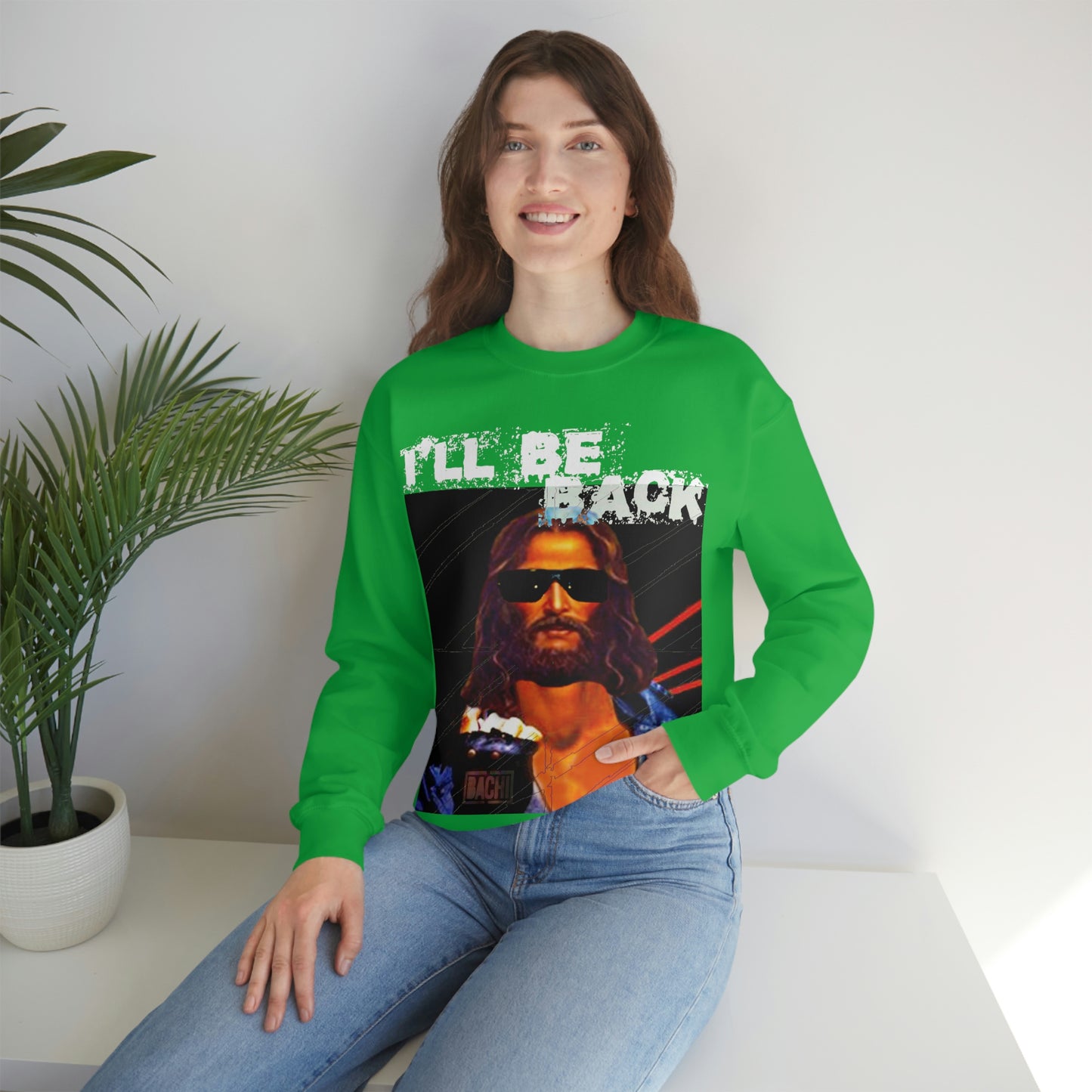 Unisex Sweatshirt Bachi Terminator Jesus