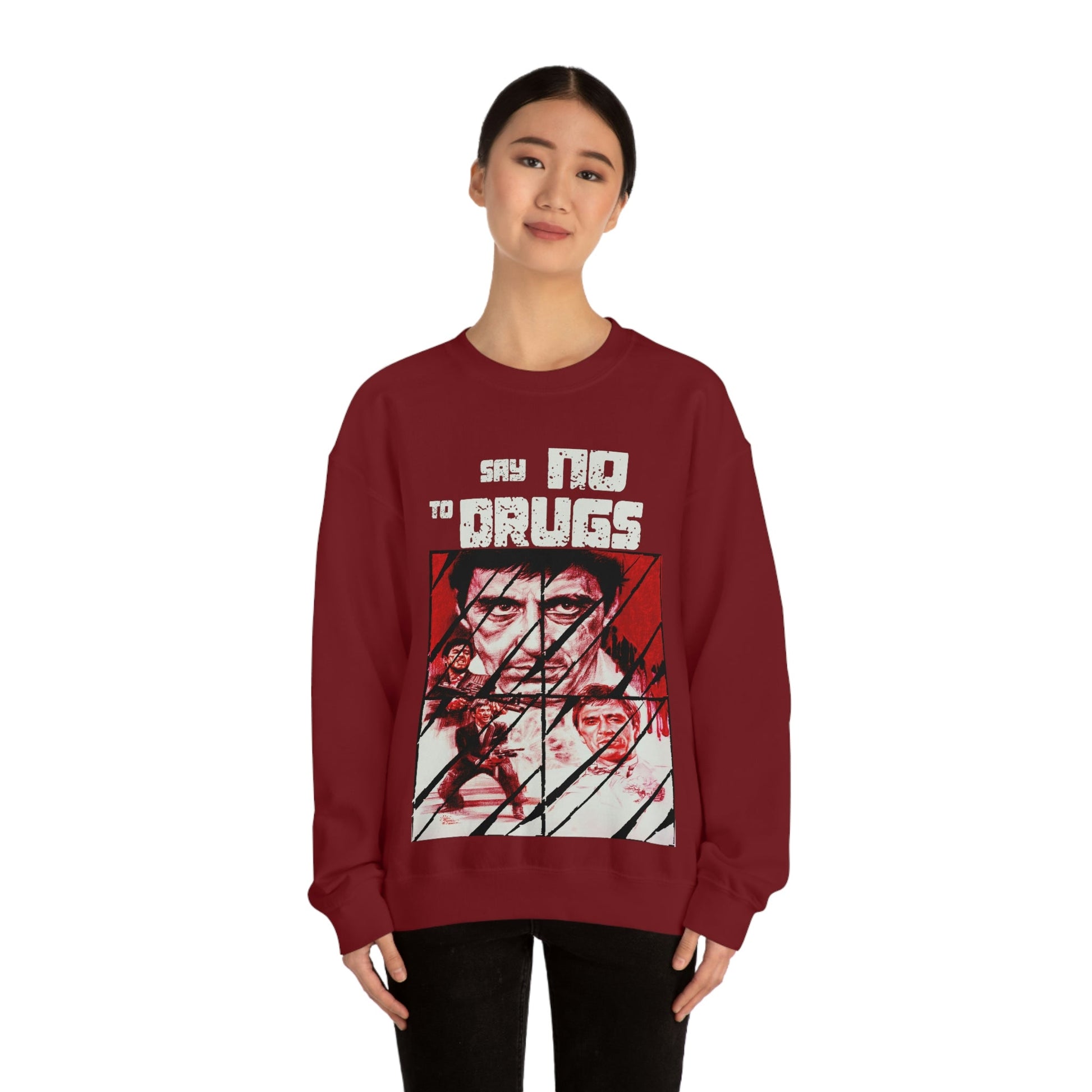Unisex Sweater Scarface faces Printify