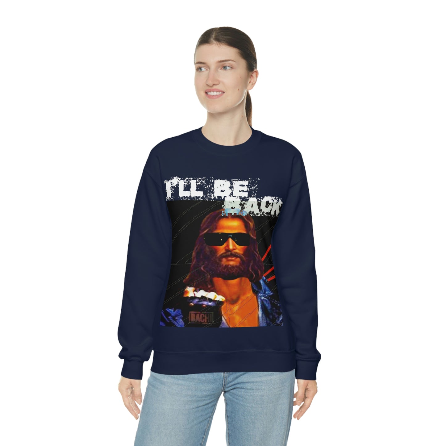 Unisex Sweatshirt Bachi Terminator Jesus