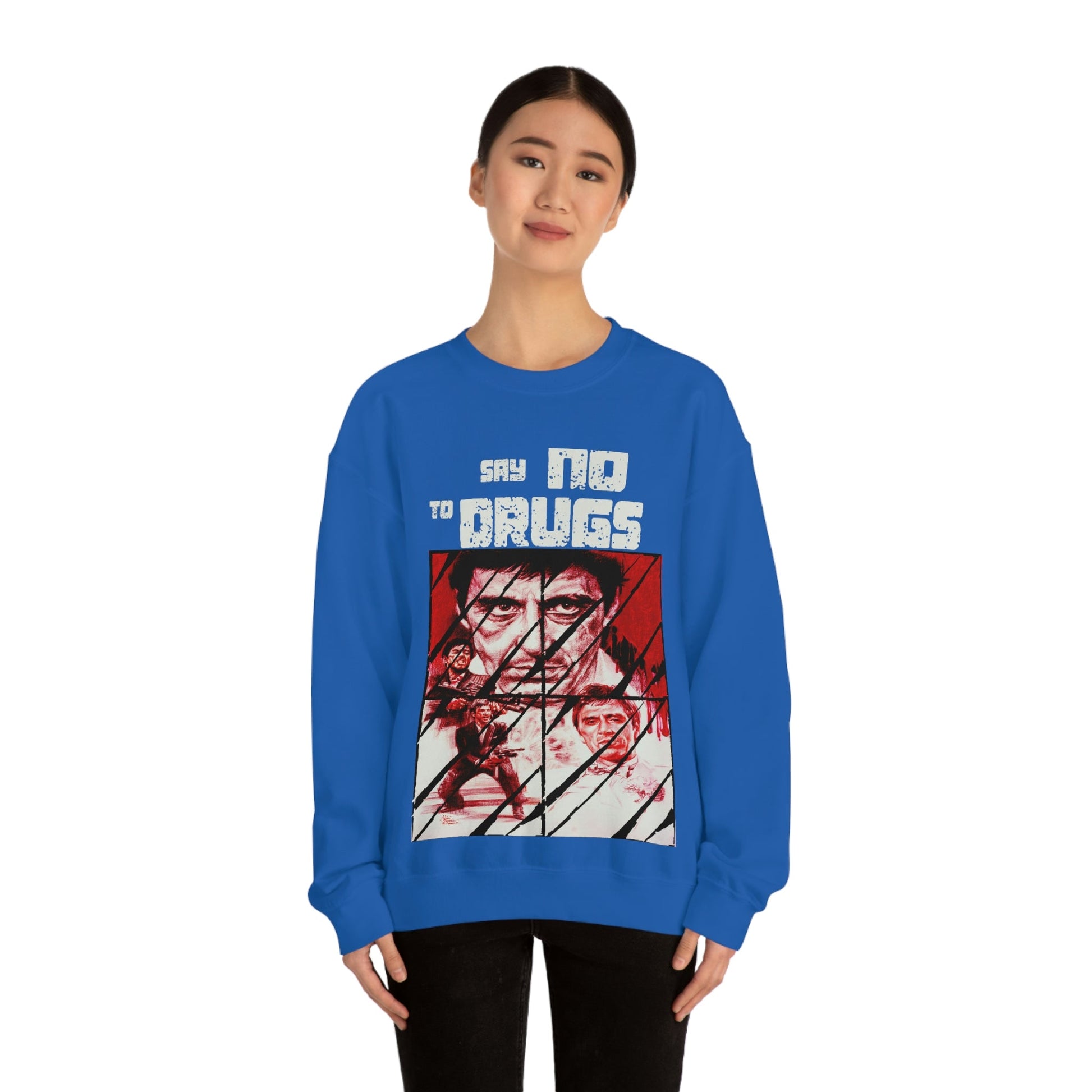 Unisex Sweater Scarface faces Printify