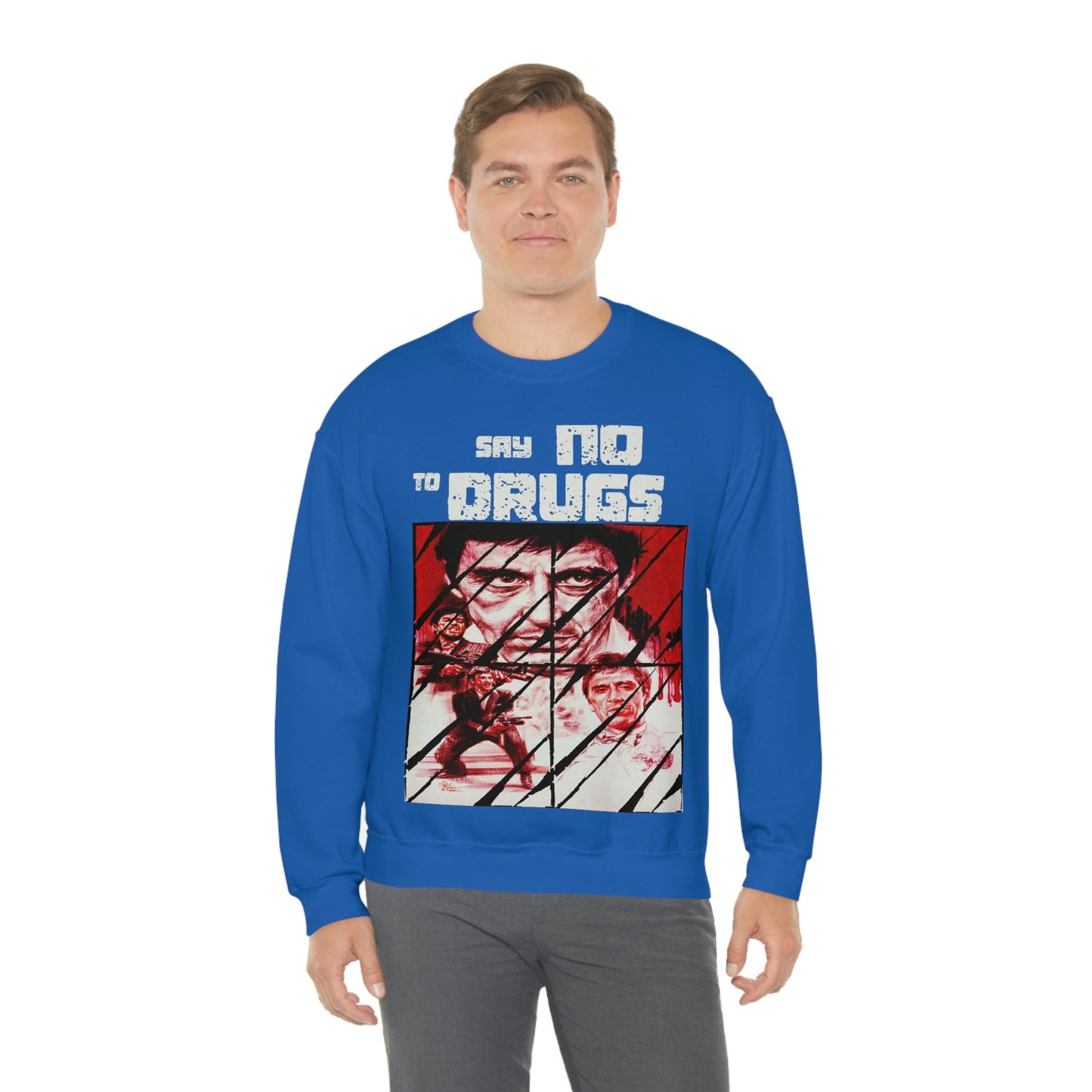 Unisex Sweater Scarface faces Printify