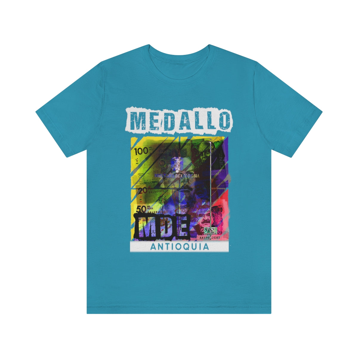 Unisex T-shirt Rep Your Country Medellin Colombia Medallo - Bachi Apparel