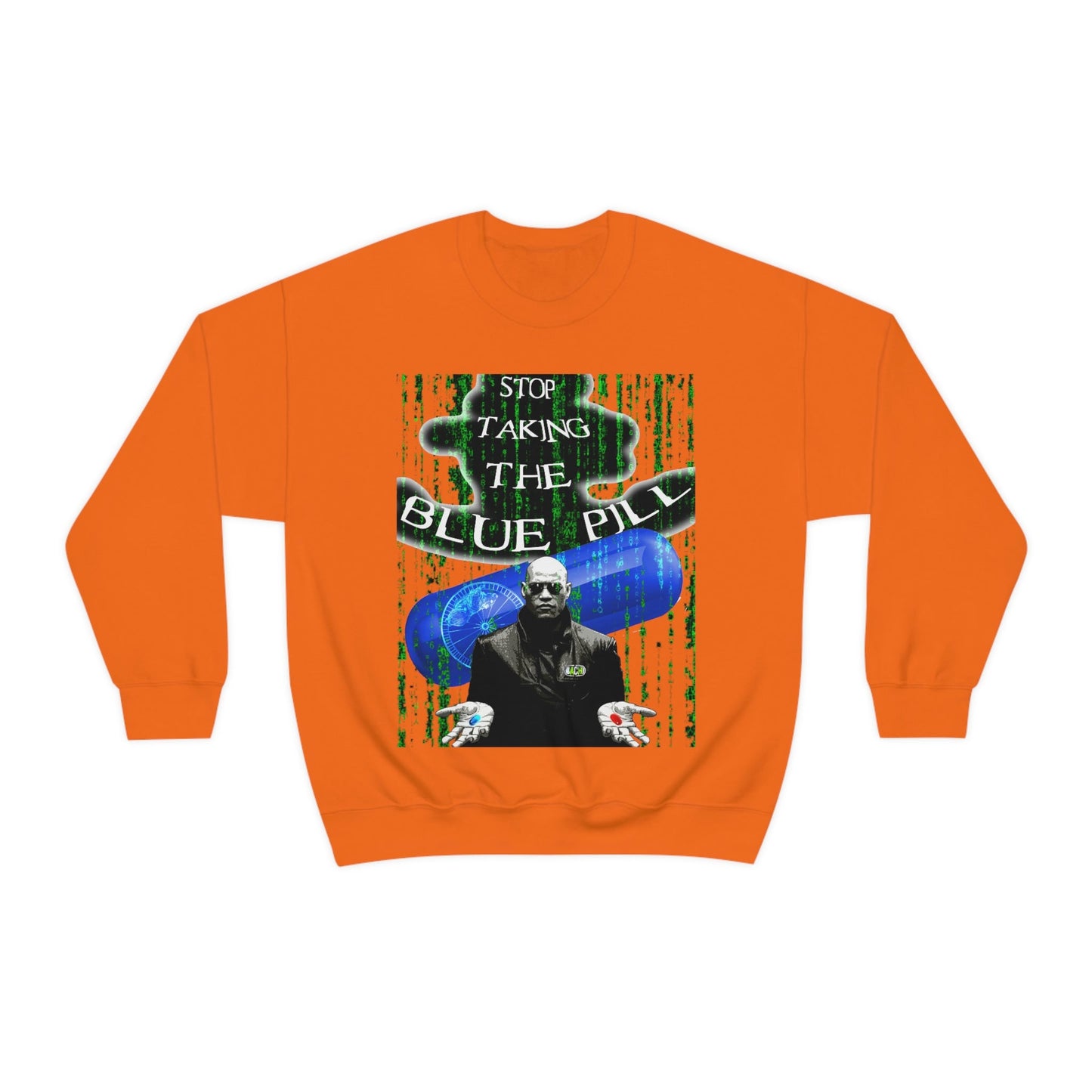 Unisex Sweatshirt Matrix Blue Pill Printify