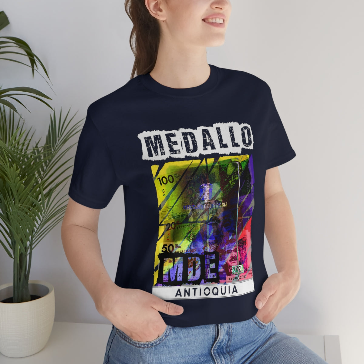 Unisex T-shirt Rep Your Country Medellin Colombia Medallo Printify