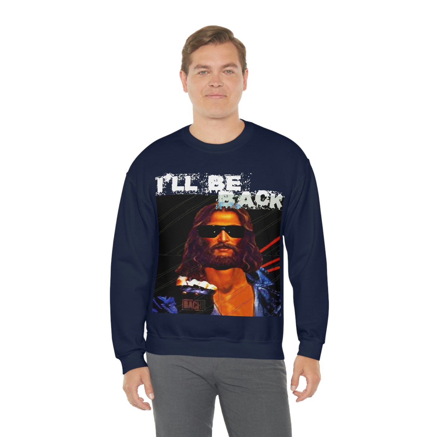 Unisex Sweatshirt Bachi Terminator Jesus