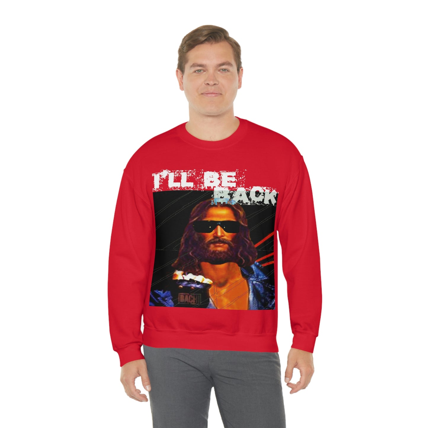 Unisex Sweatshirt Bachi Terminator Jesus