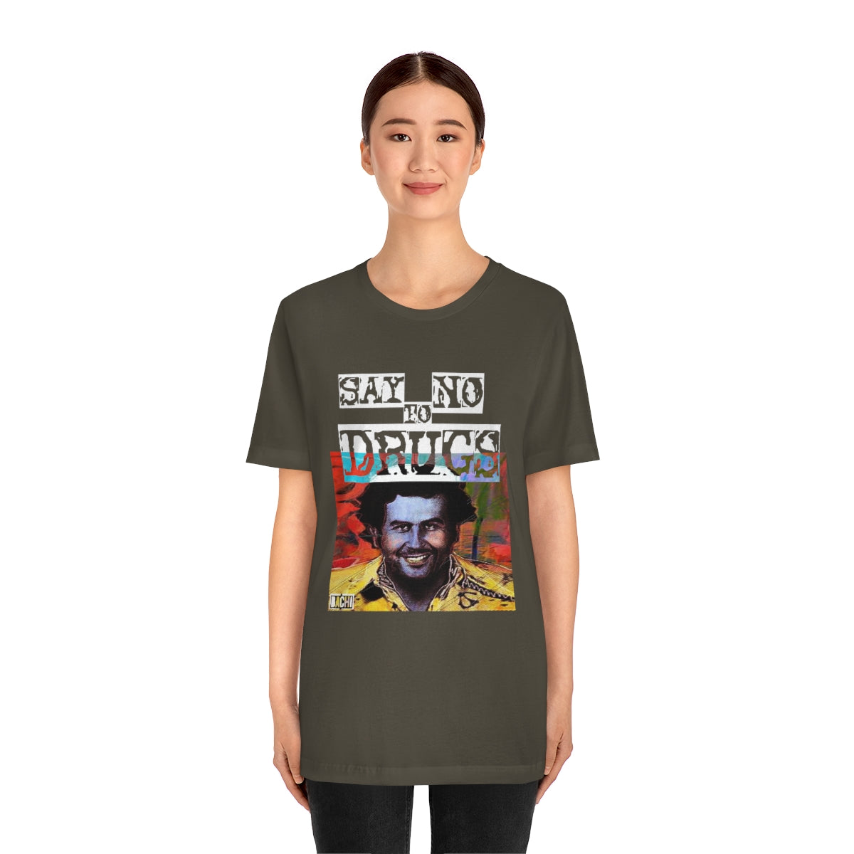 Unisex T-shirt Pablo Escobar Water Paint Art - Bachi Apparel