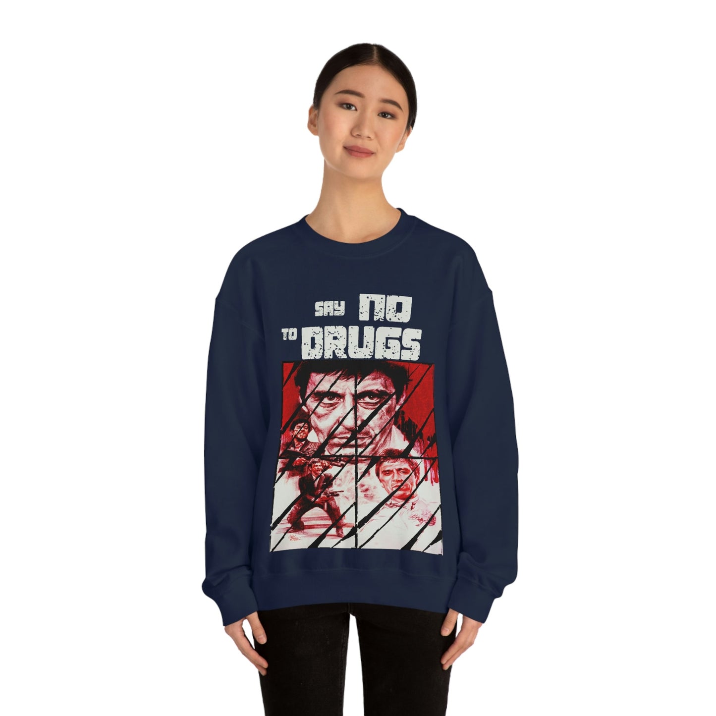 Unisex Sweater Scarface faces Printify