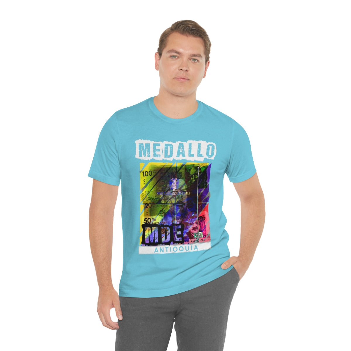 Unisex T-shirt Rep Your Country Medellin Colombia Medallo Printify