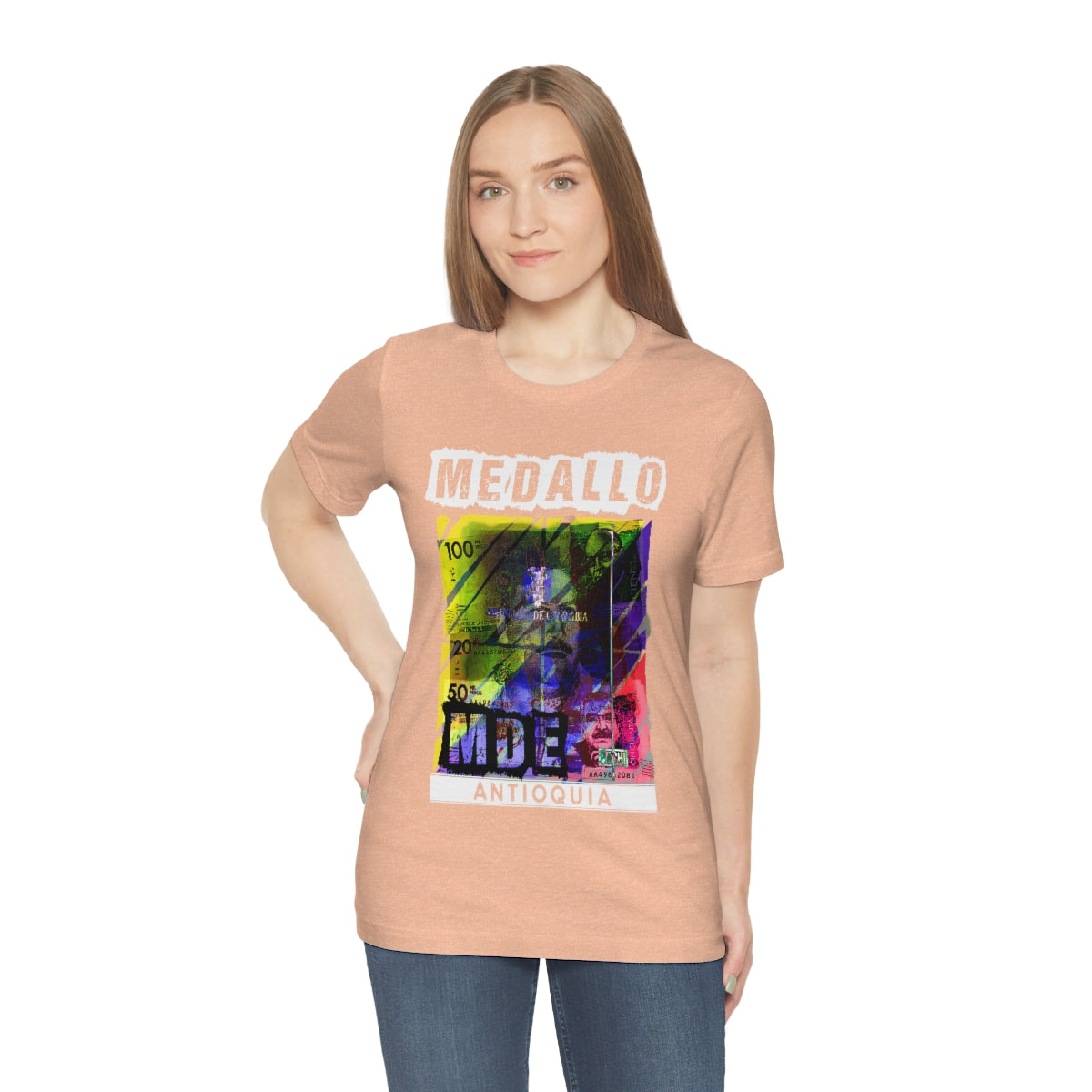 Unisex T-shirt Rep Your Country Medellin Colombia Medallo Printify