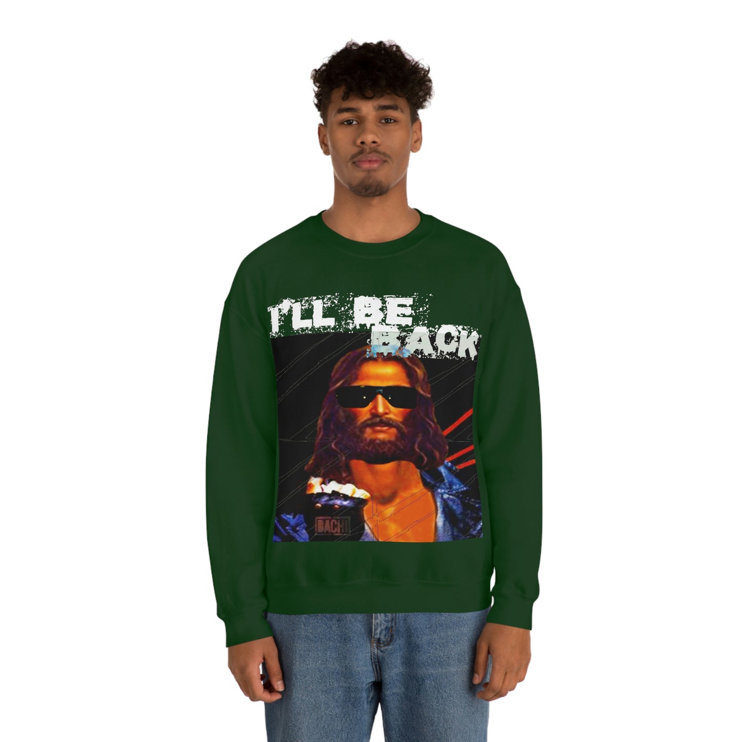 Unisex Sweatshirt Bachi Terminator Jesus