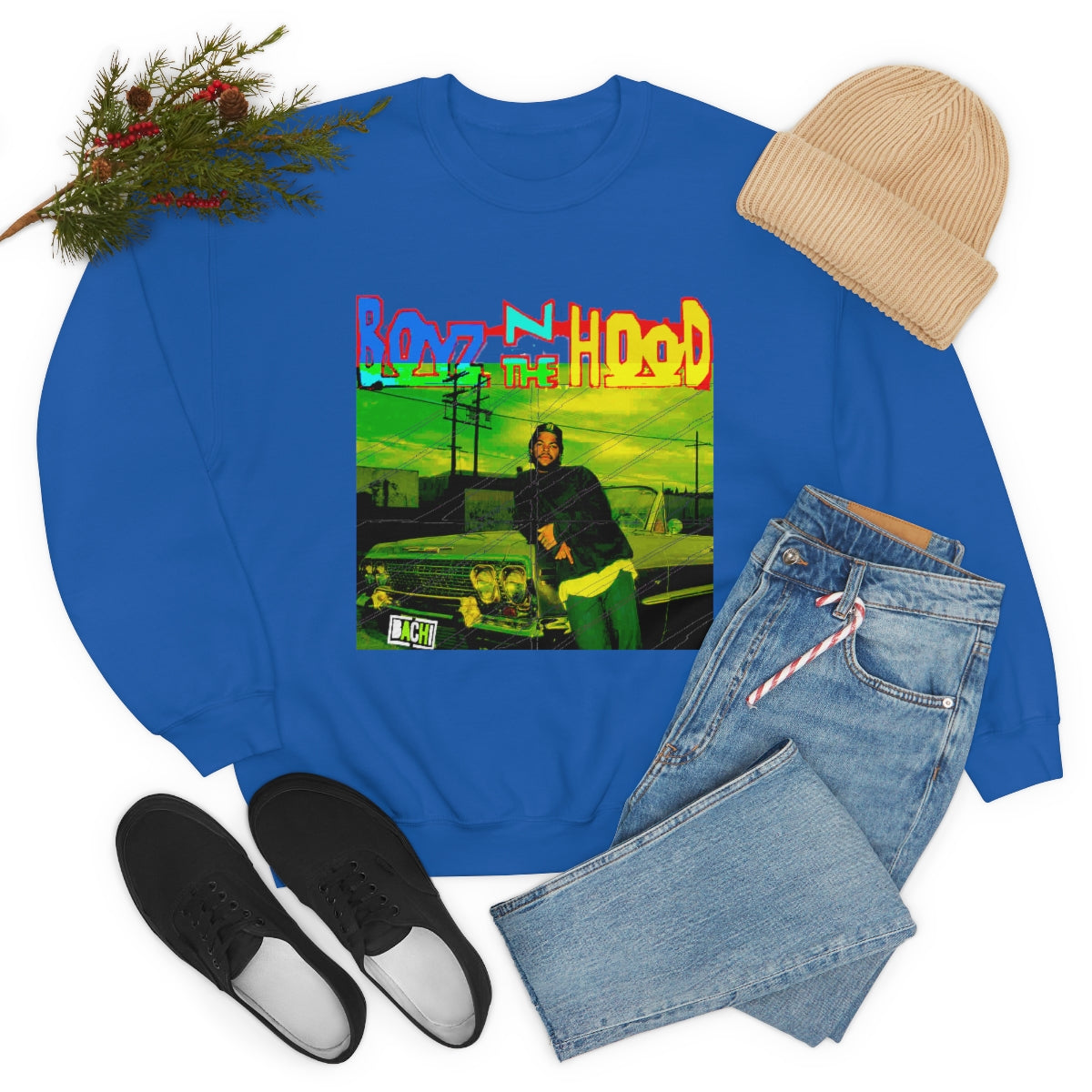 Unisex Sweater Bachi Boyz In The Hood Ice Cube Printify