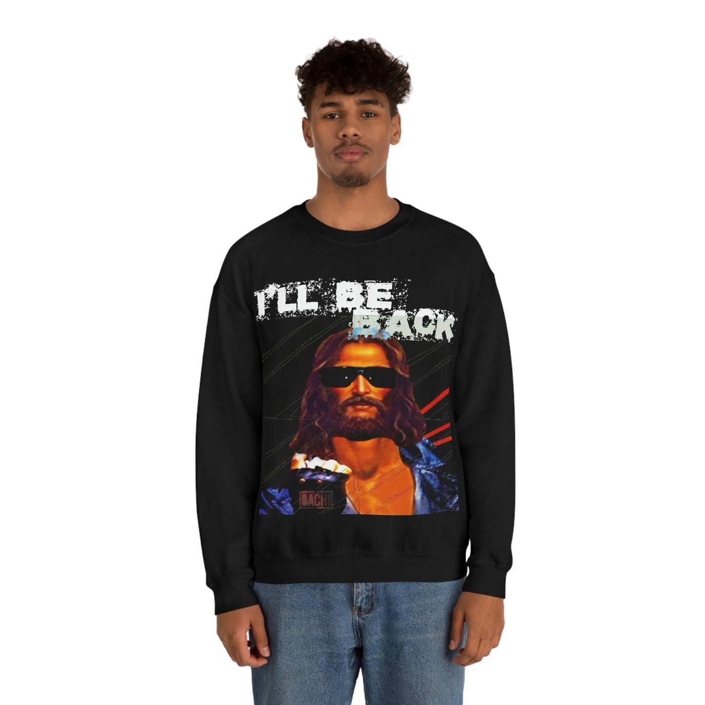 Unisex Sweatshirt Bachi Terminator Jesus