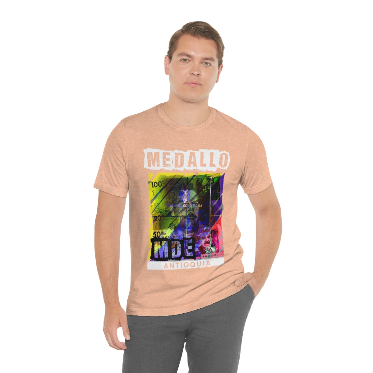 Unisex T-shirt Rep Your Country Medellin Colombia Medallo Printify